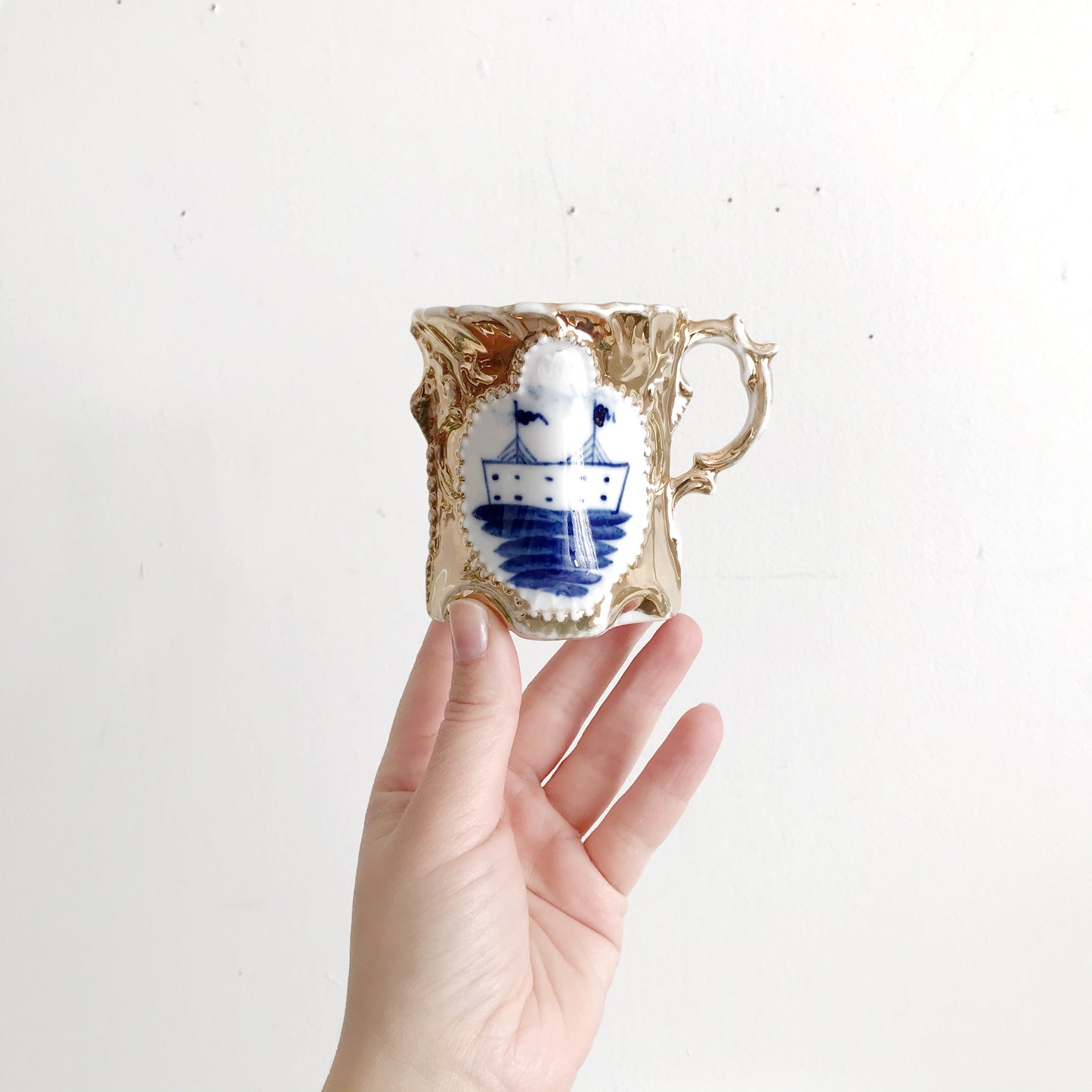 Vintage Nautical Porcelain Cup