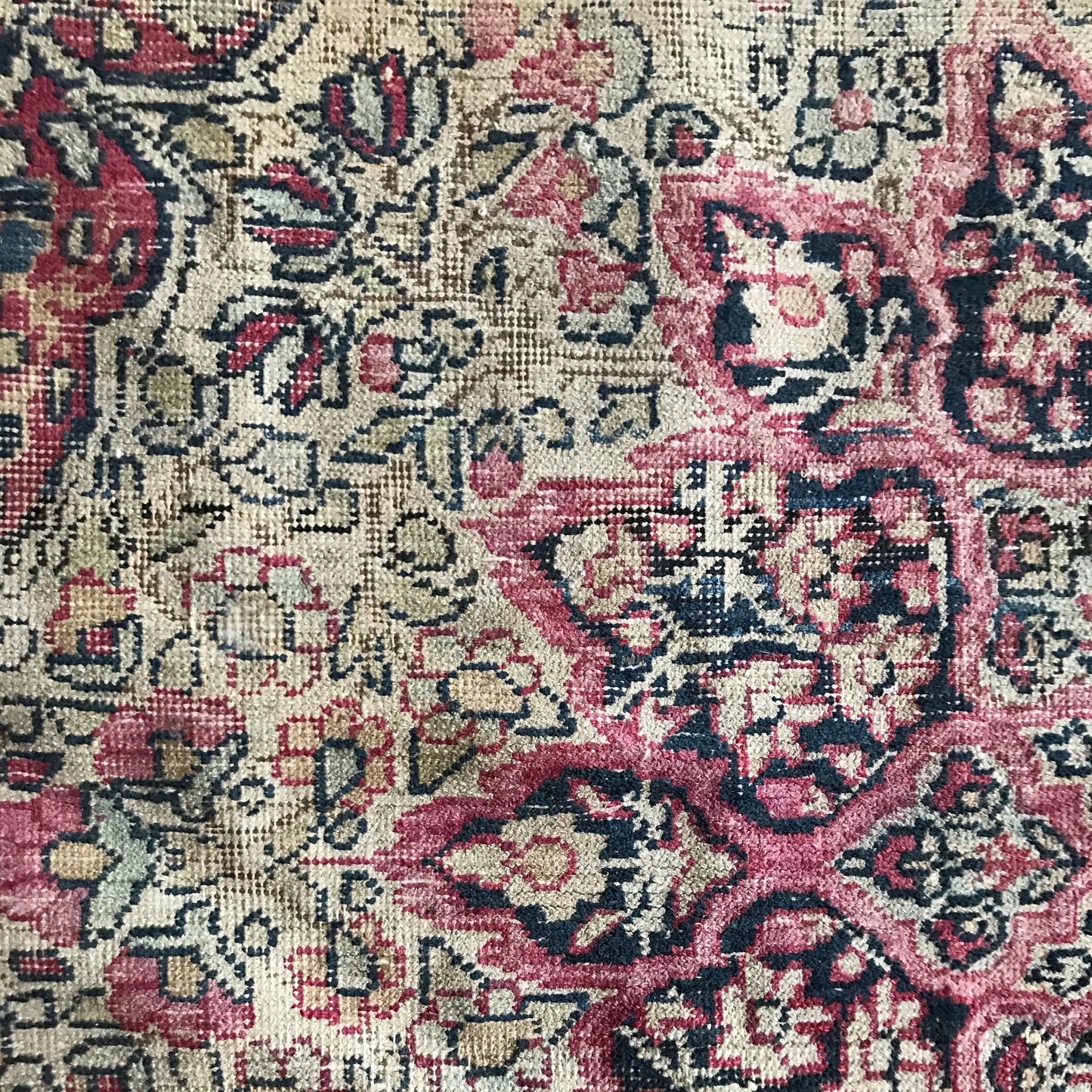 “ANNA” Antique Hand-knotted Rug (4.1 x 6.5)