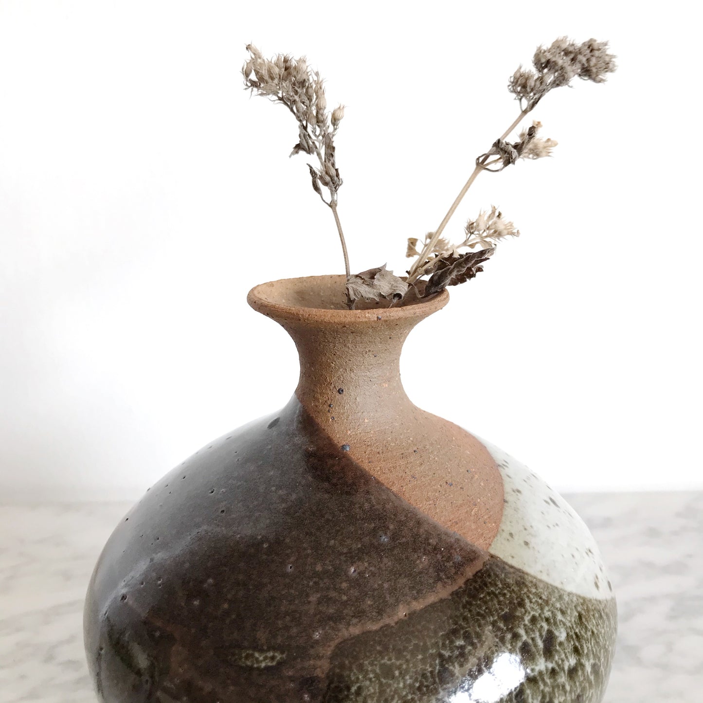 Vintage Stoneware Pottery Vase