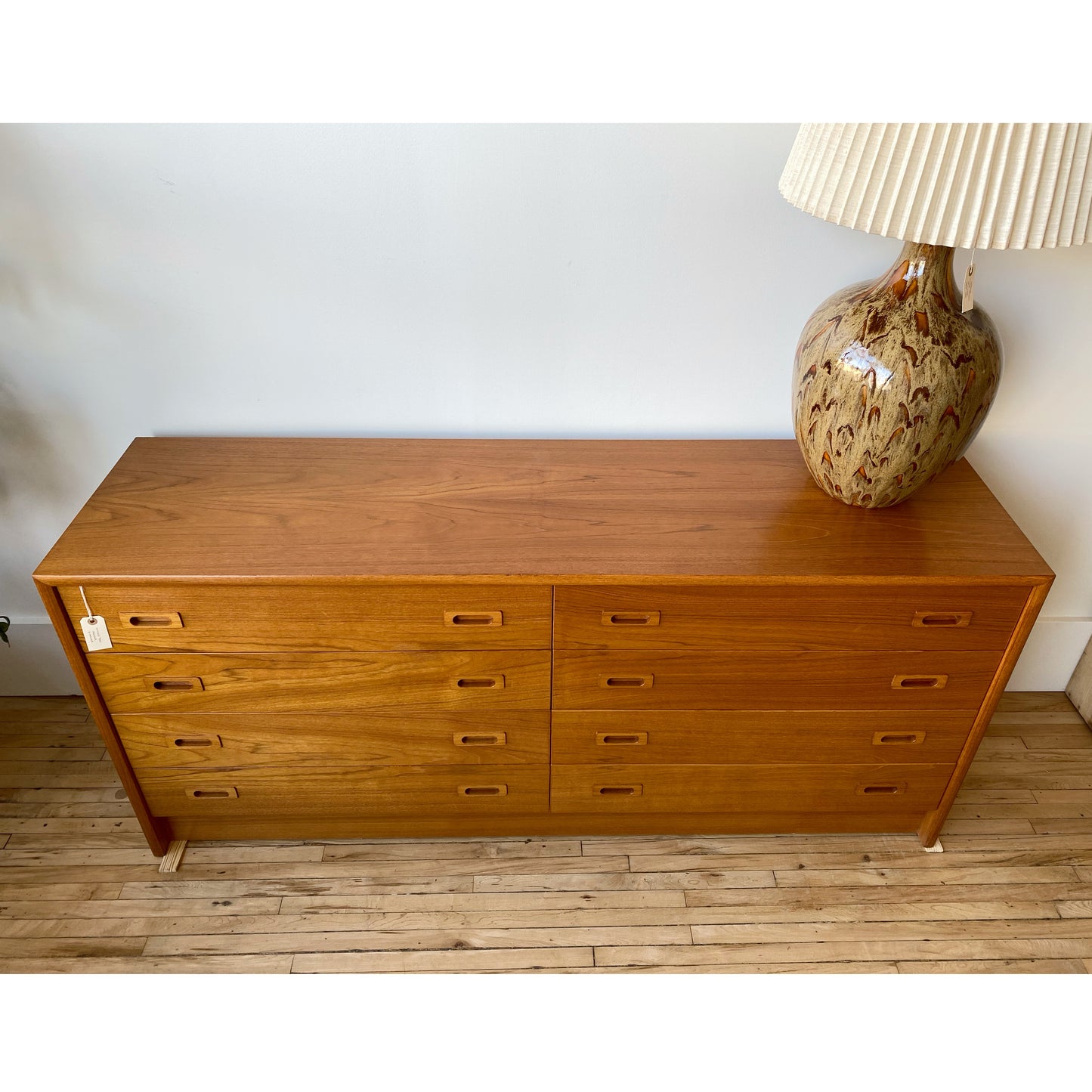 Vintage Teak Lowboy Credenza Dresser