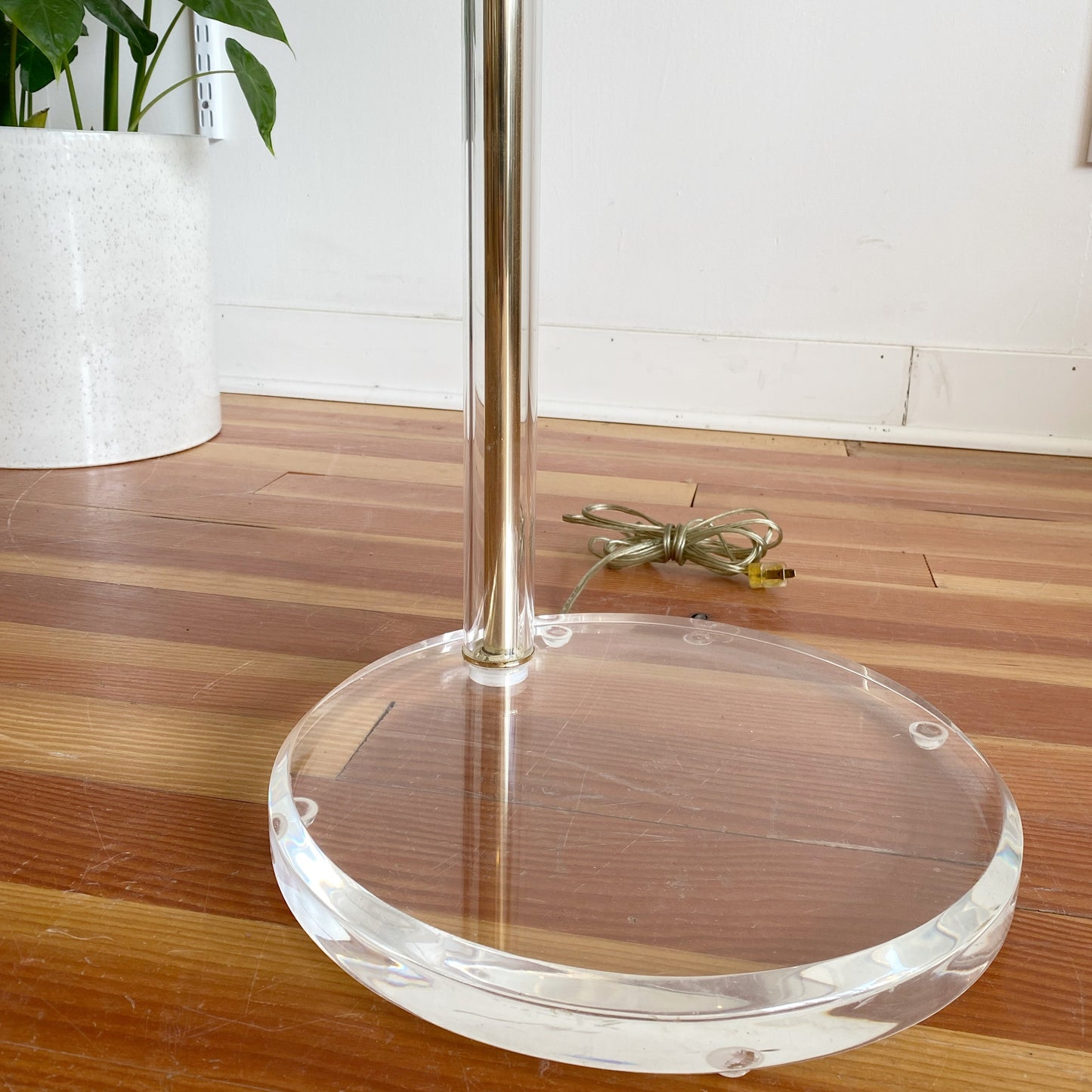 Vintage Mod Lucite Floor Lamp by Bauer