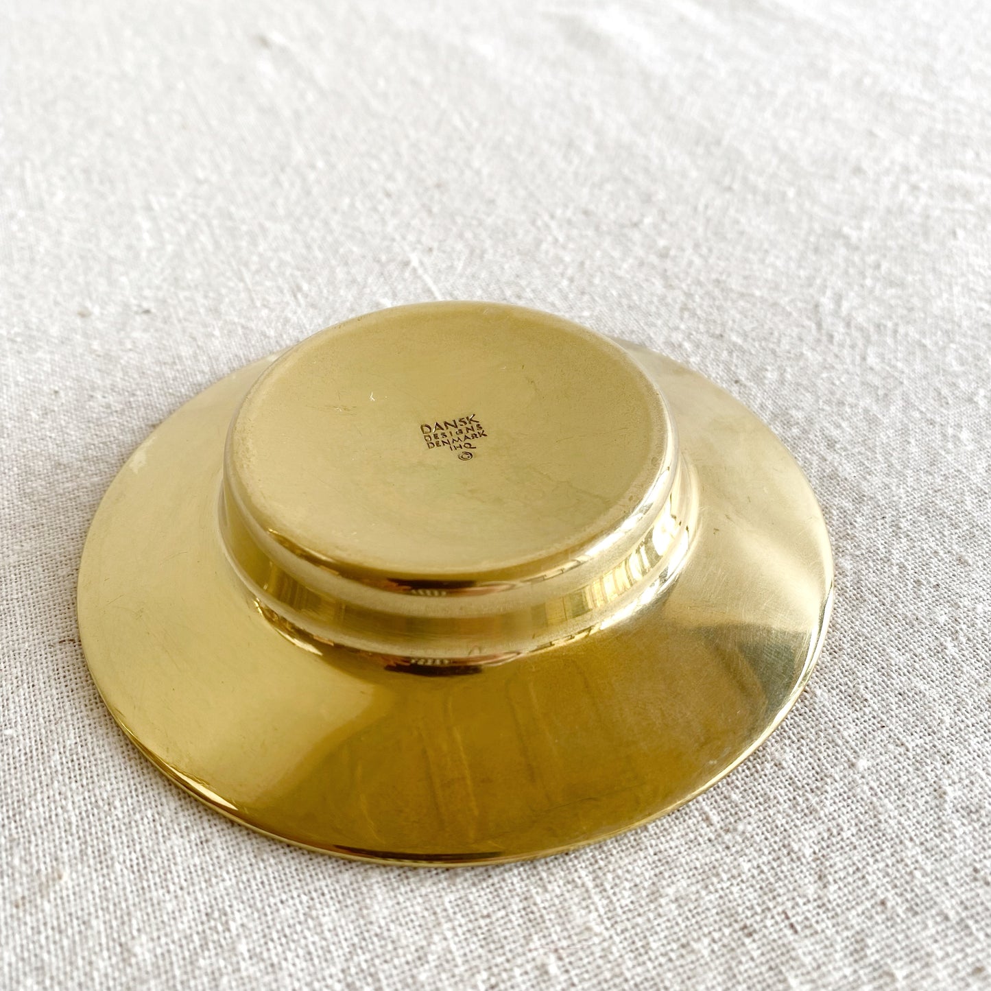 Vintage Dansk Brass Candle Holder