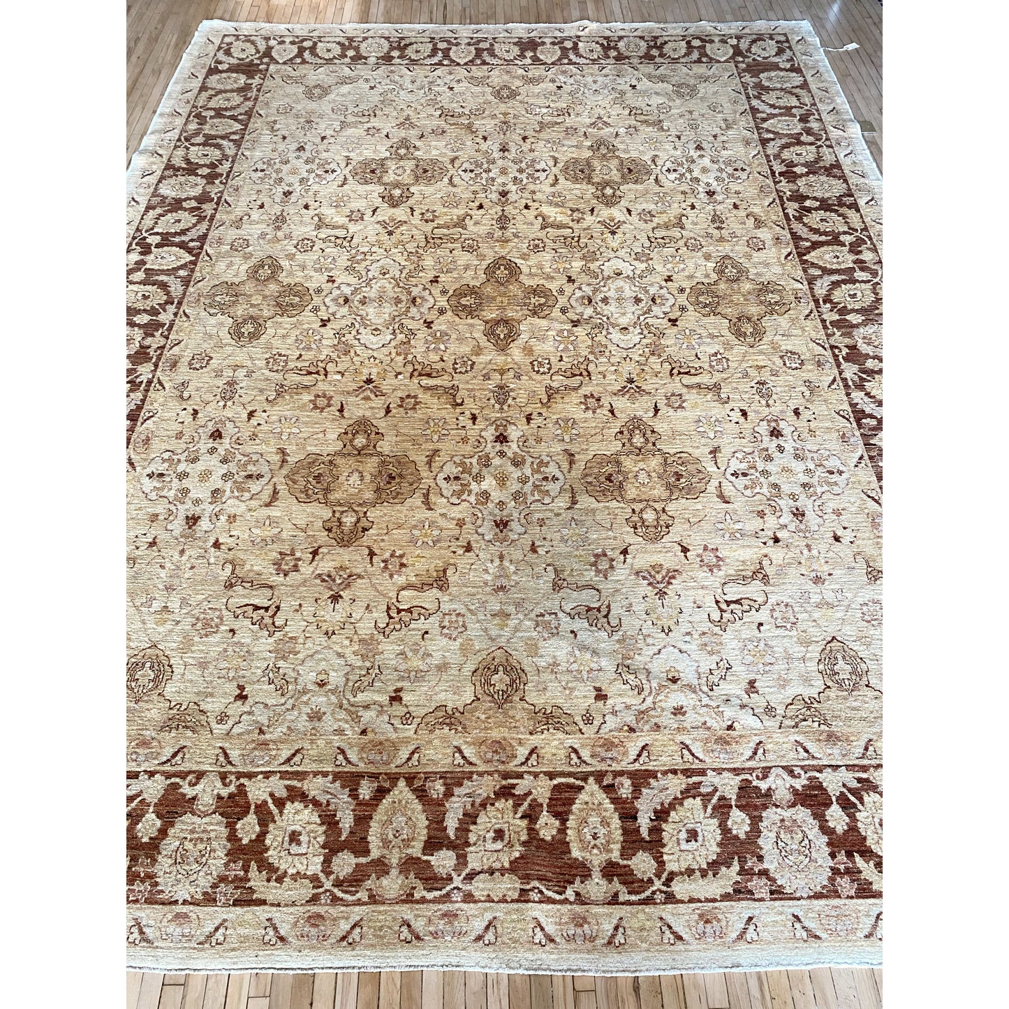 ”EMILY” Hand-knotted Wool Rug, 9 x 12
