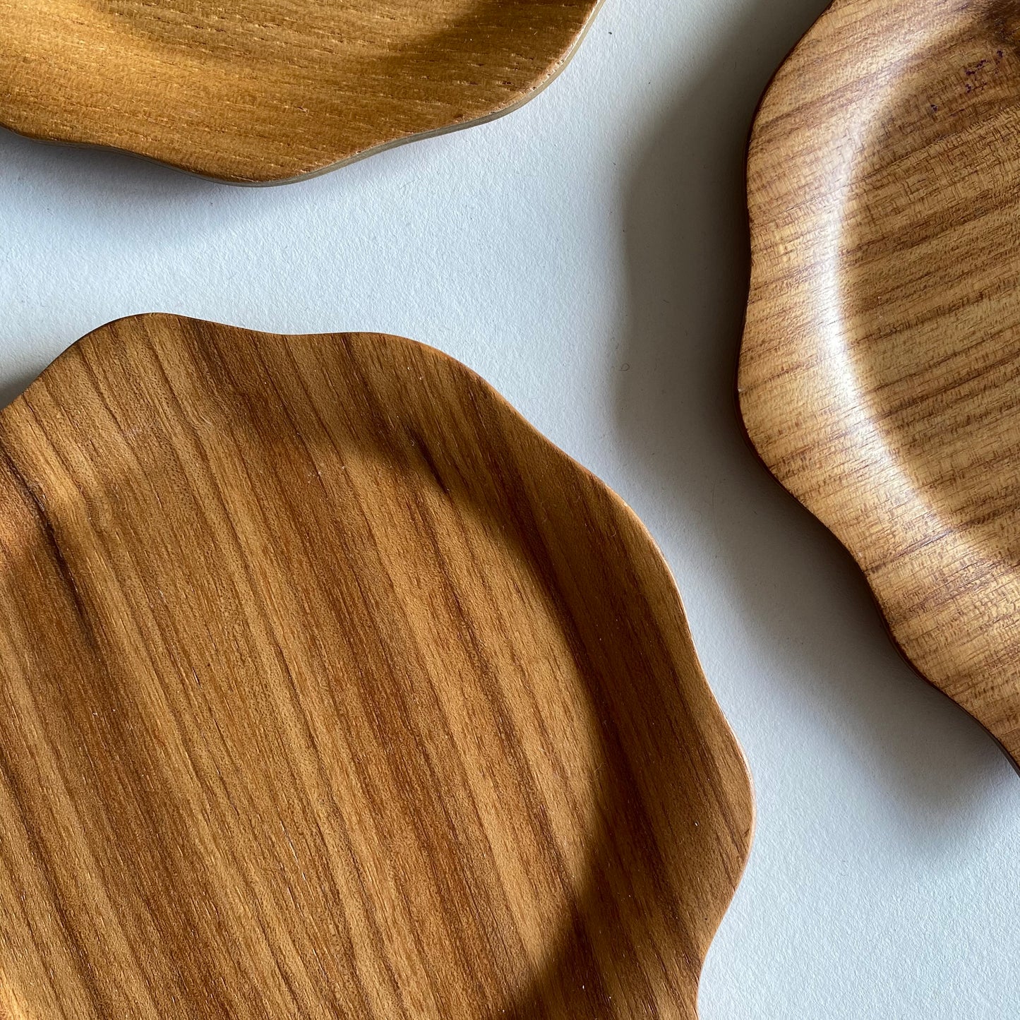 Vintage Pressed Wood Leaf Tray