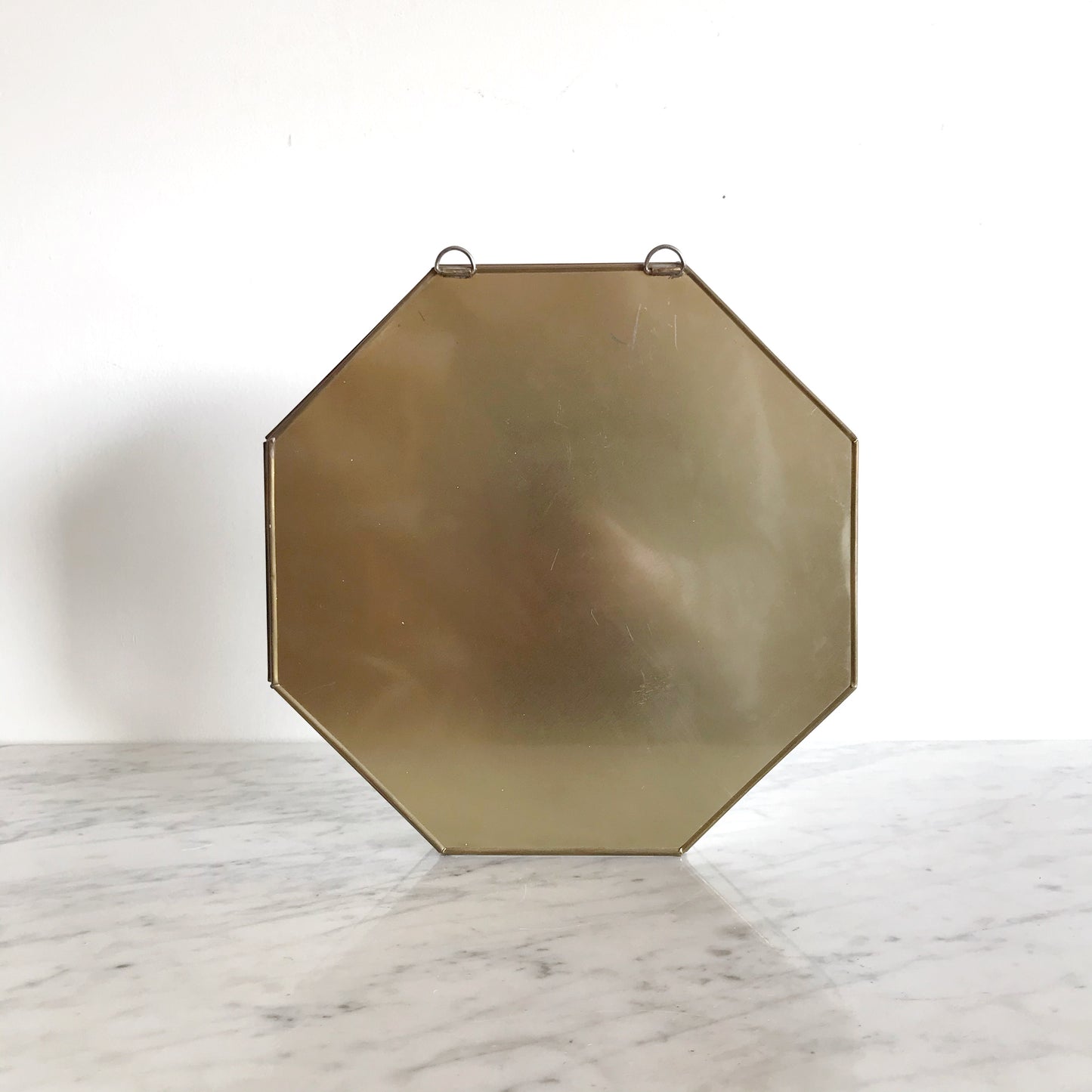 XL Vintage Glass Wall Display Shelf / Case