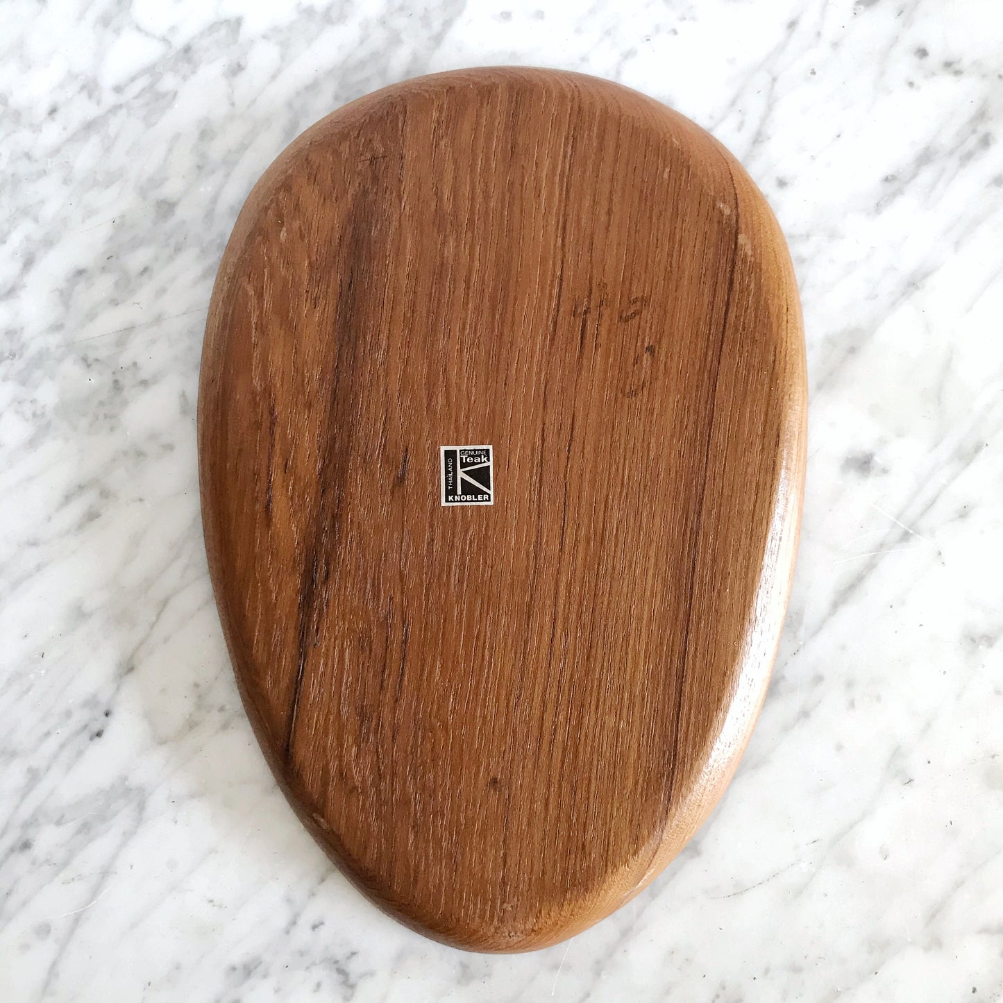 MCM Teak Egg Tray by Knobler