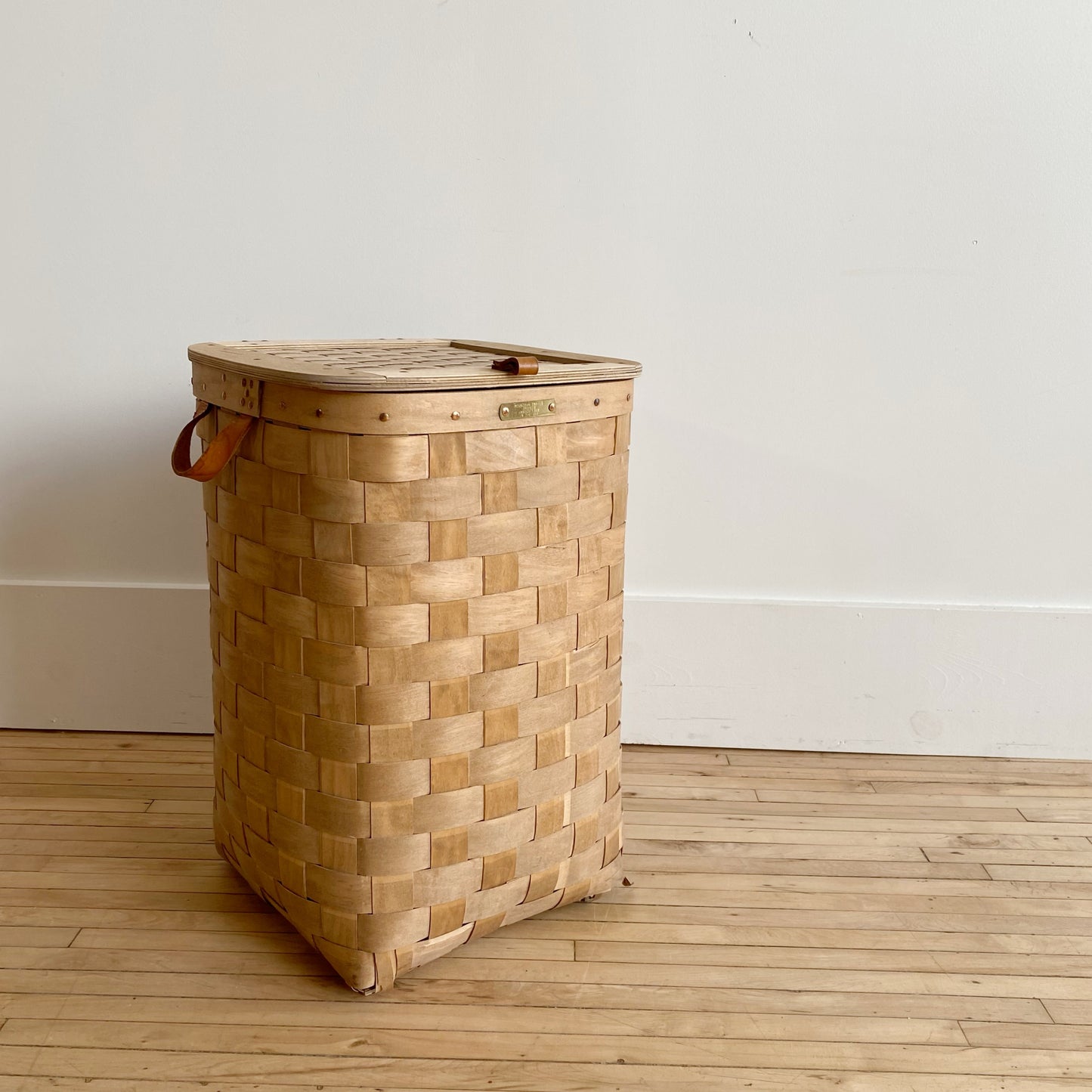 XXL Handcrafted Basket / Hamper with Lid