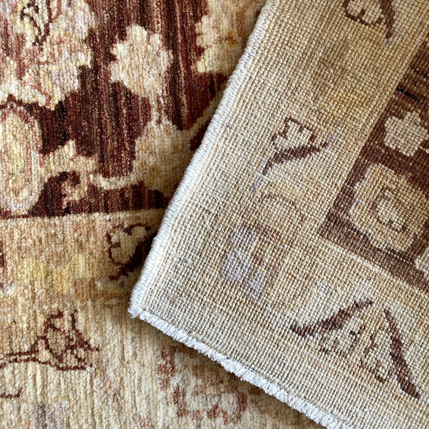 ”EMILY” Hand-knotted Wool Rug, 9 x 12