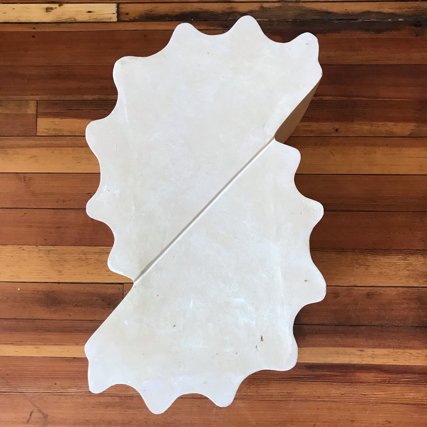 Vintage Sculptural Faux-Stone Coffee Table