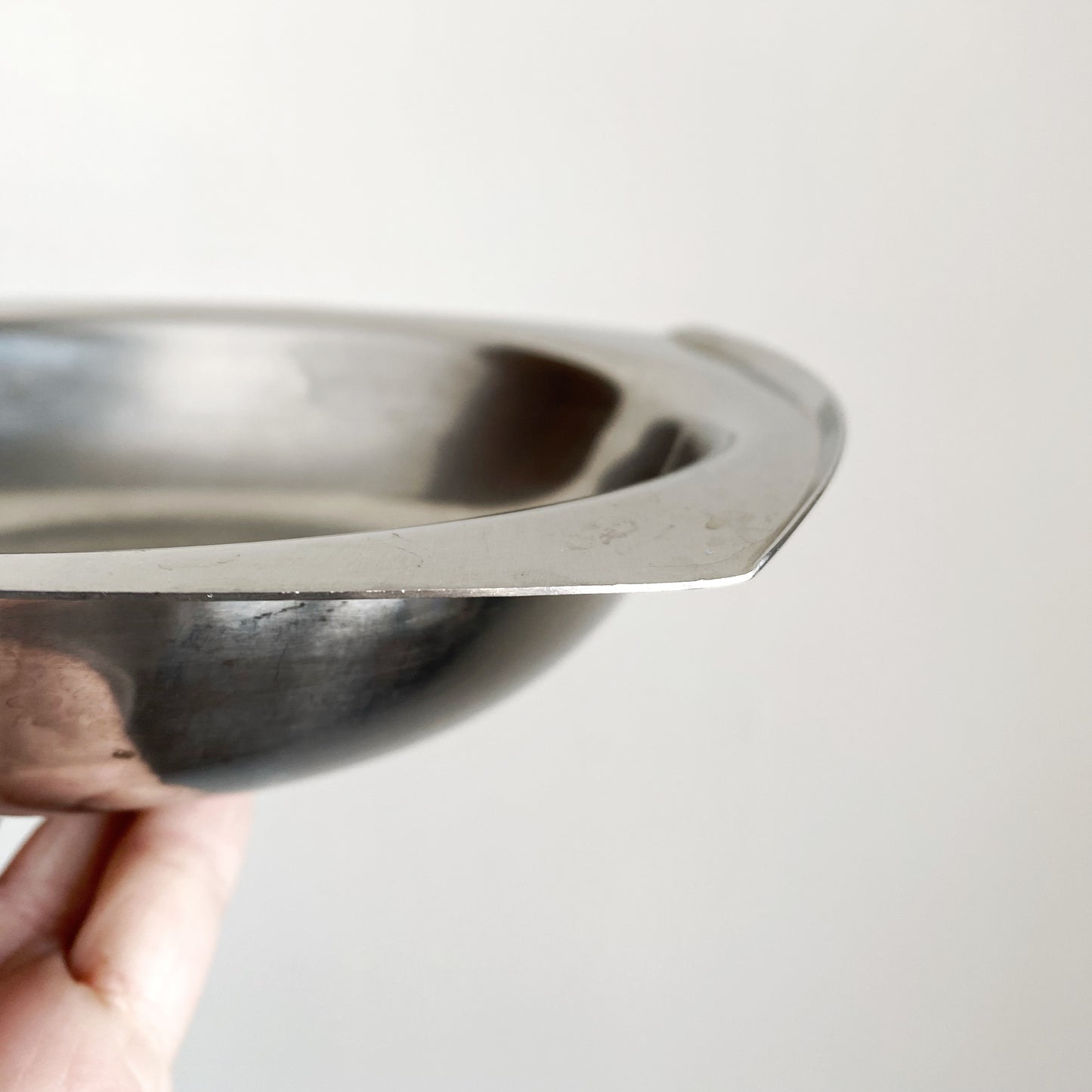 Modern Stainless Serving Bowl, Sweden