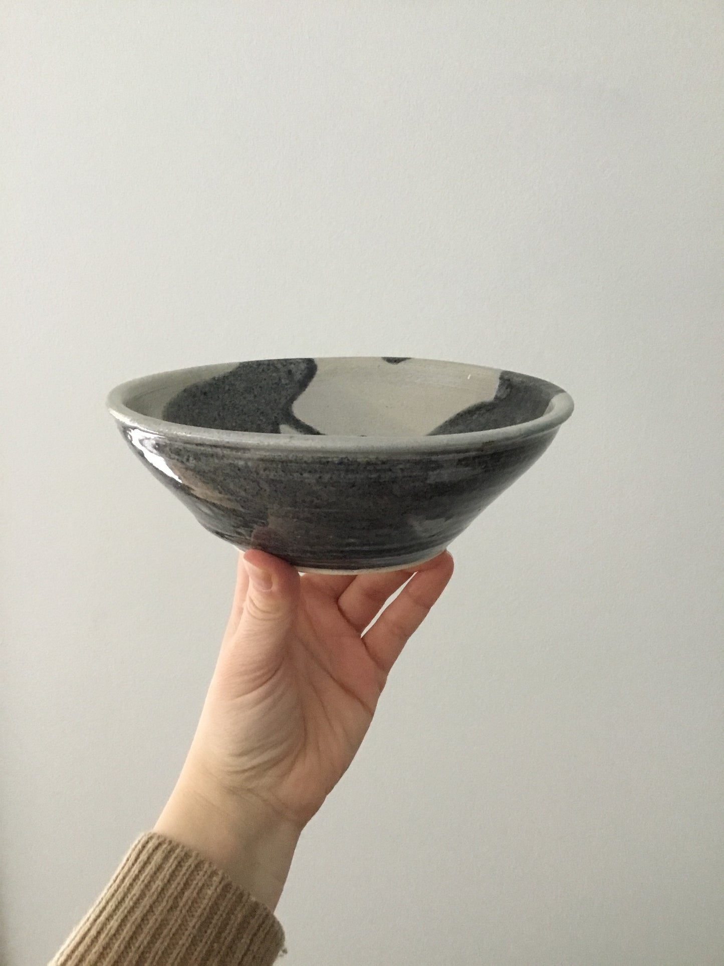 Studio Pottery Bowl, Slate Blues