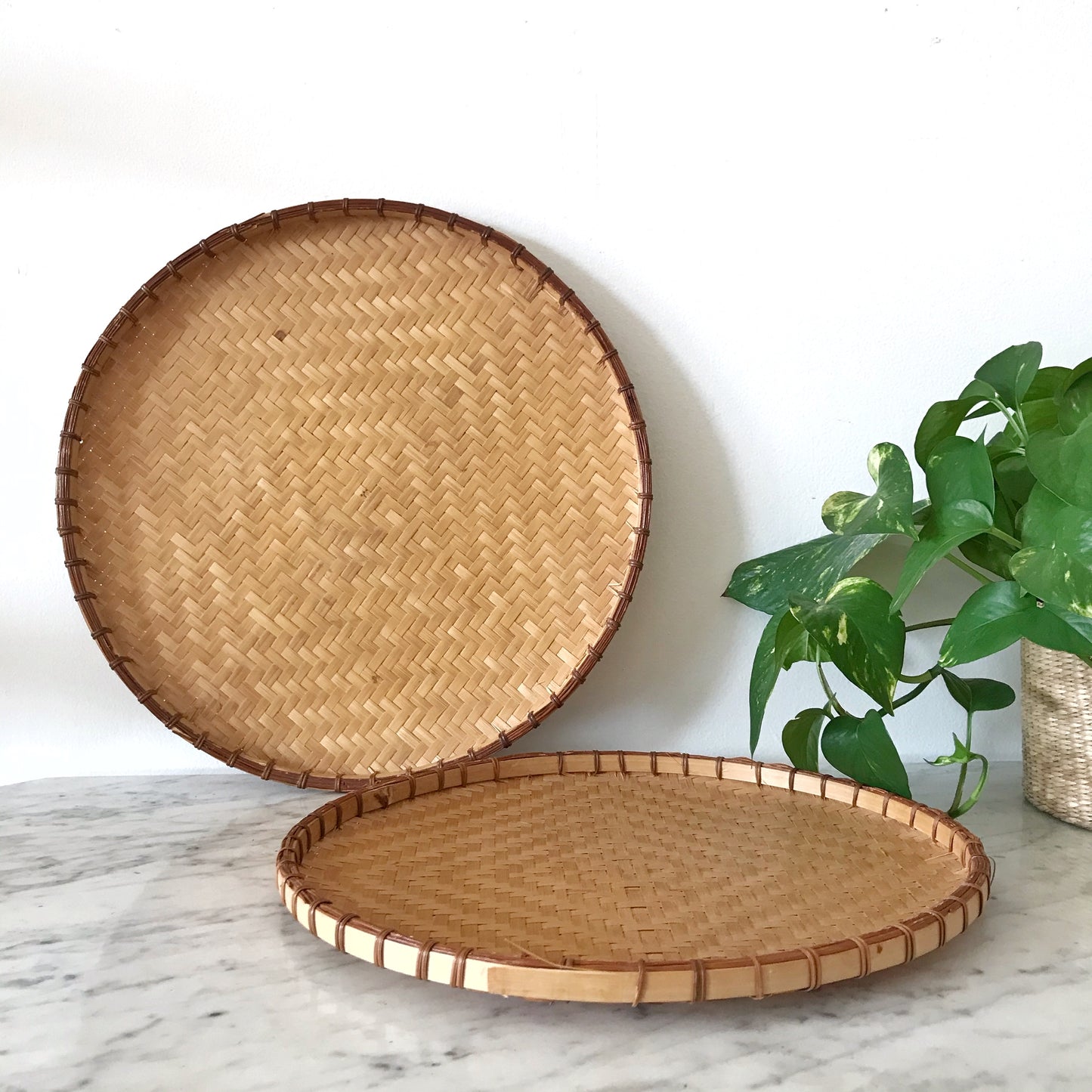 Pair of Vintage Nesting Trays