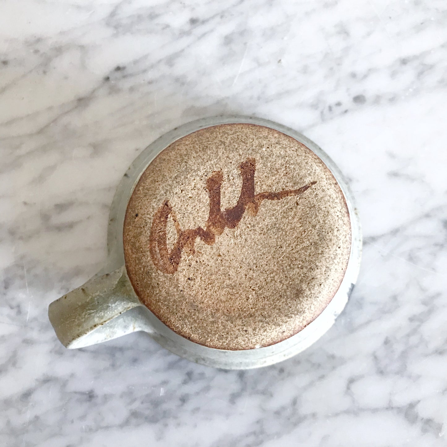 Found Handcrafted Pottery Mug