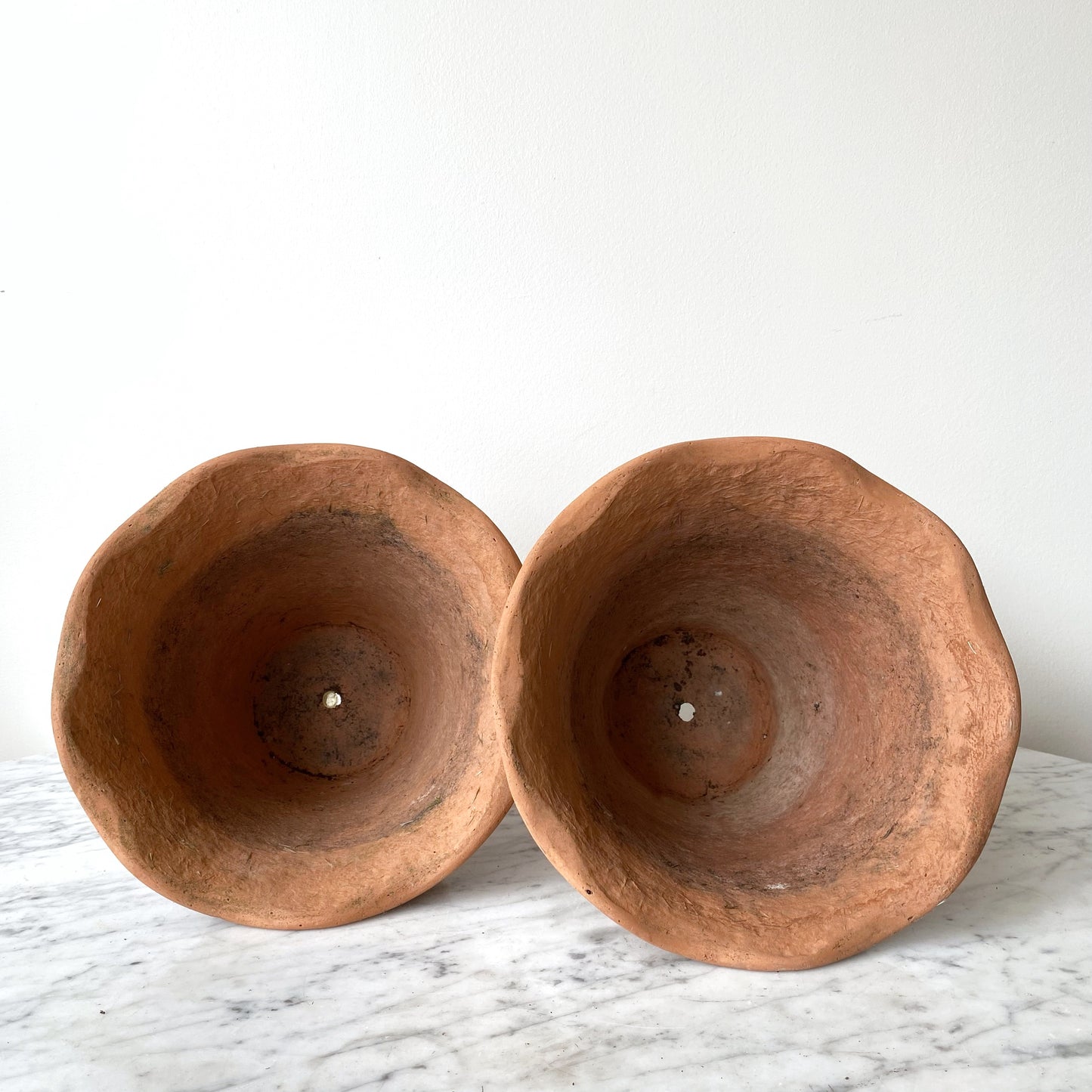 Single Vintage Terracotta Planter with Iron Stand