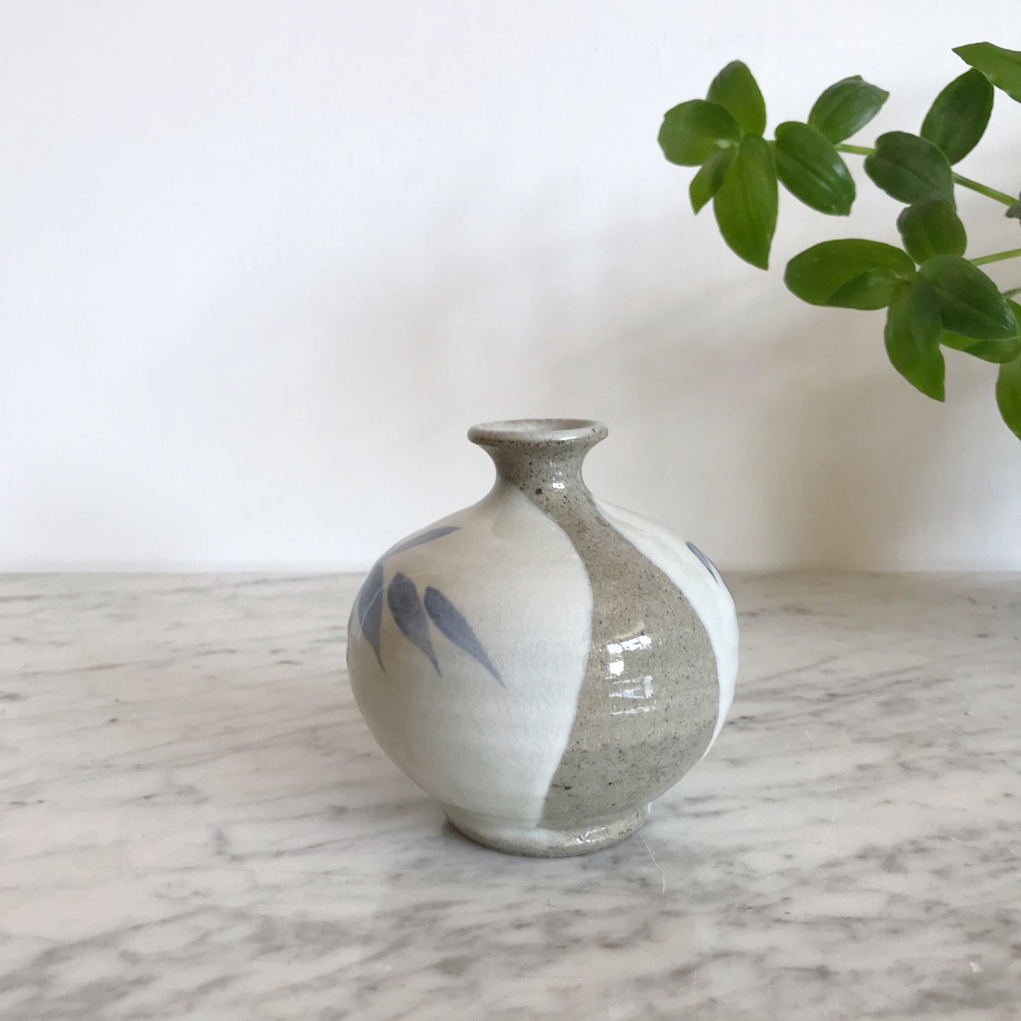 Handpainted Pottery Bud Vase