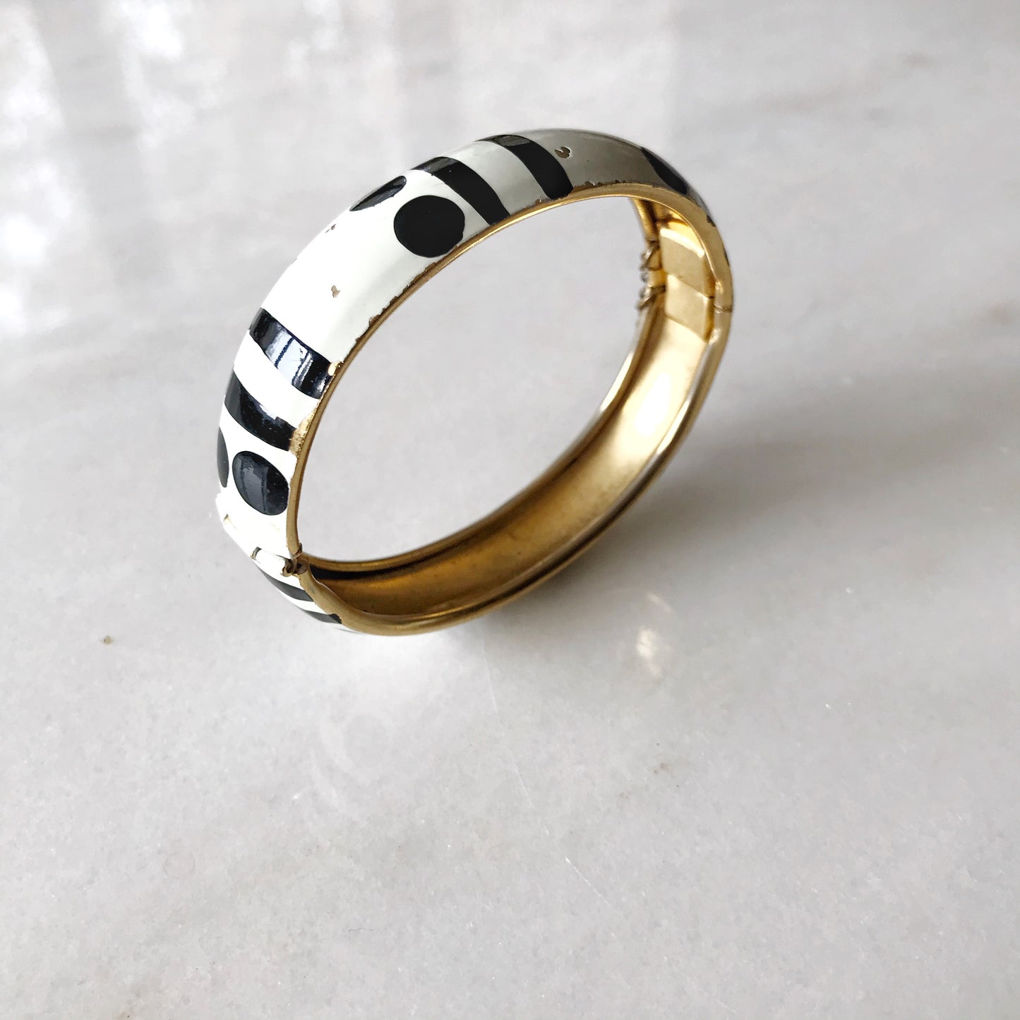 Vintage Mod Tribal Clip Bracelet