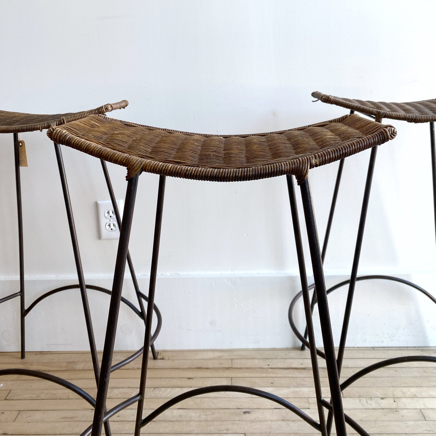 S/3 Arthur Umanoff Style Bar Stools