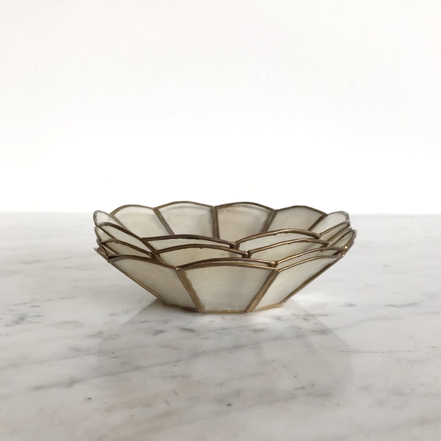 Set of 4 Vintage Shell Dishes