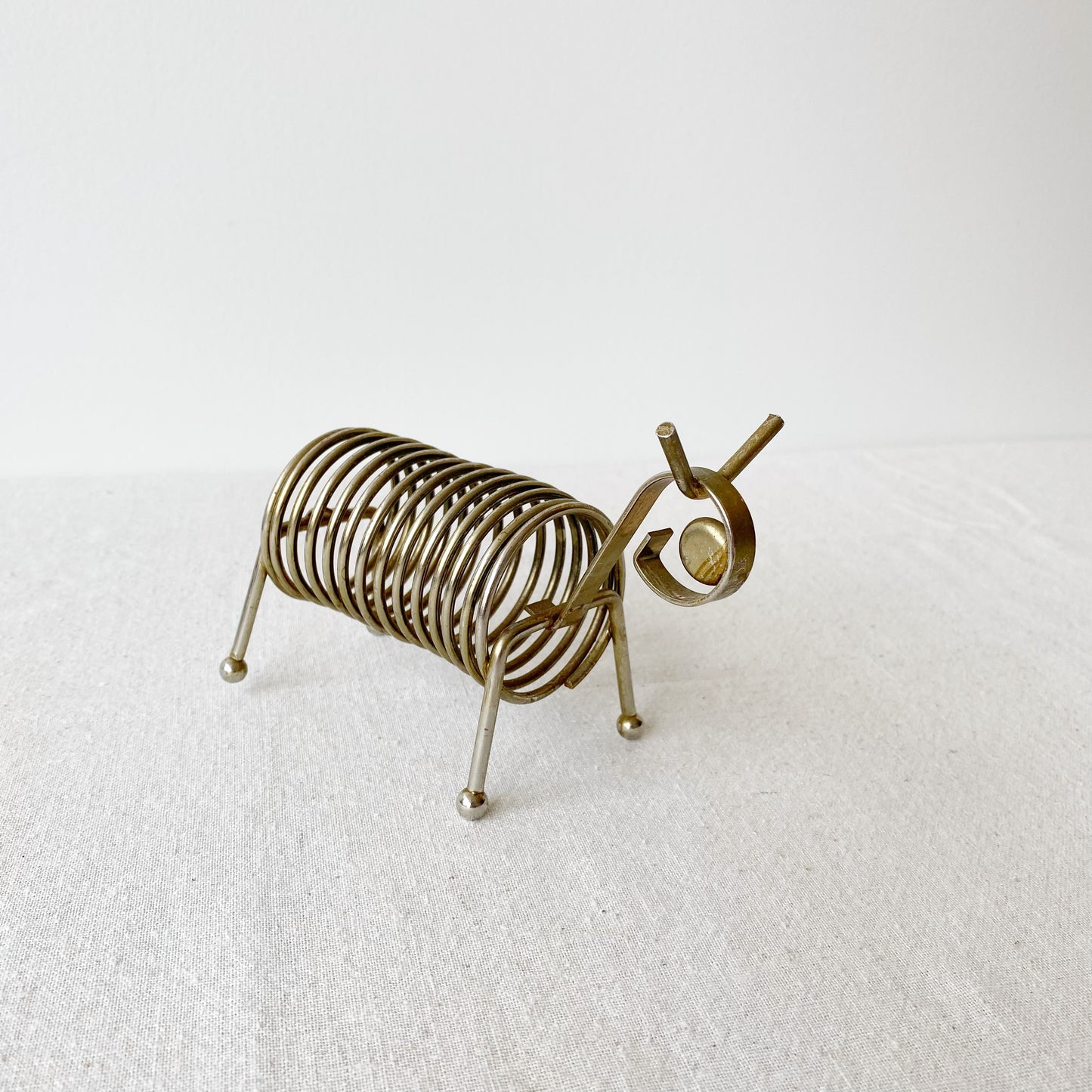 Mid Century Spiral Animal Letter Sorter