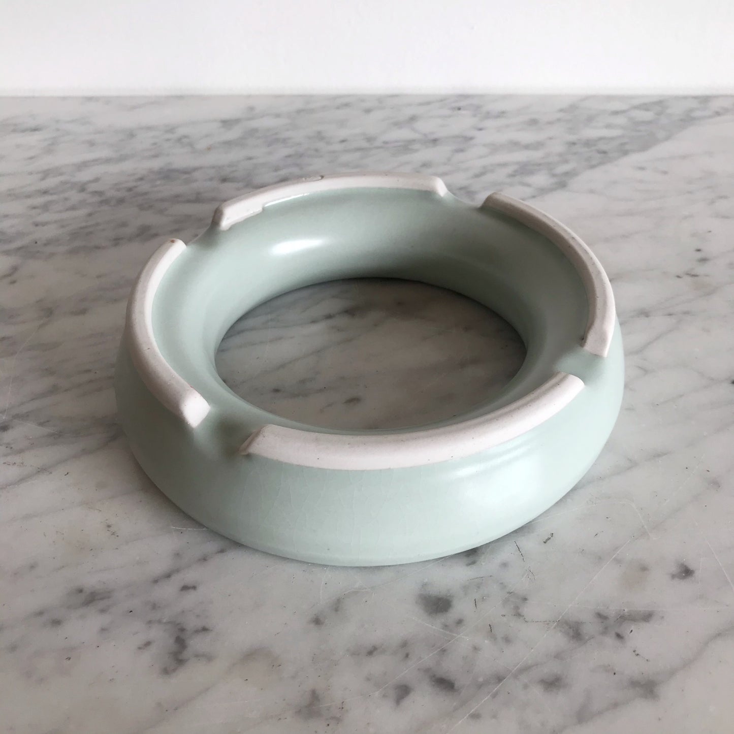 Vintage Ceramic Floral Ring, Ikebana Vase