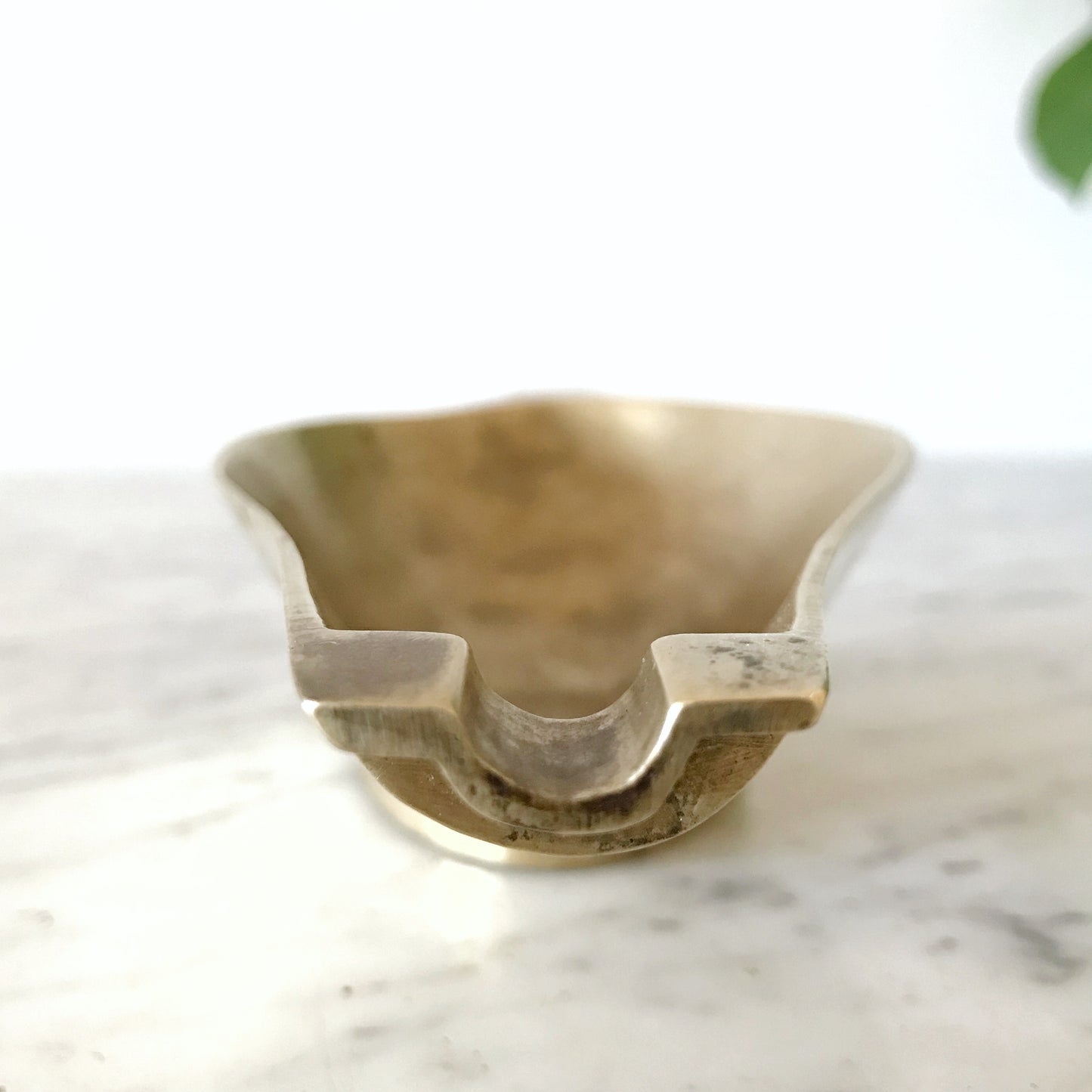 Large Vintage Brass Ashtray