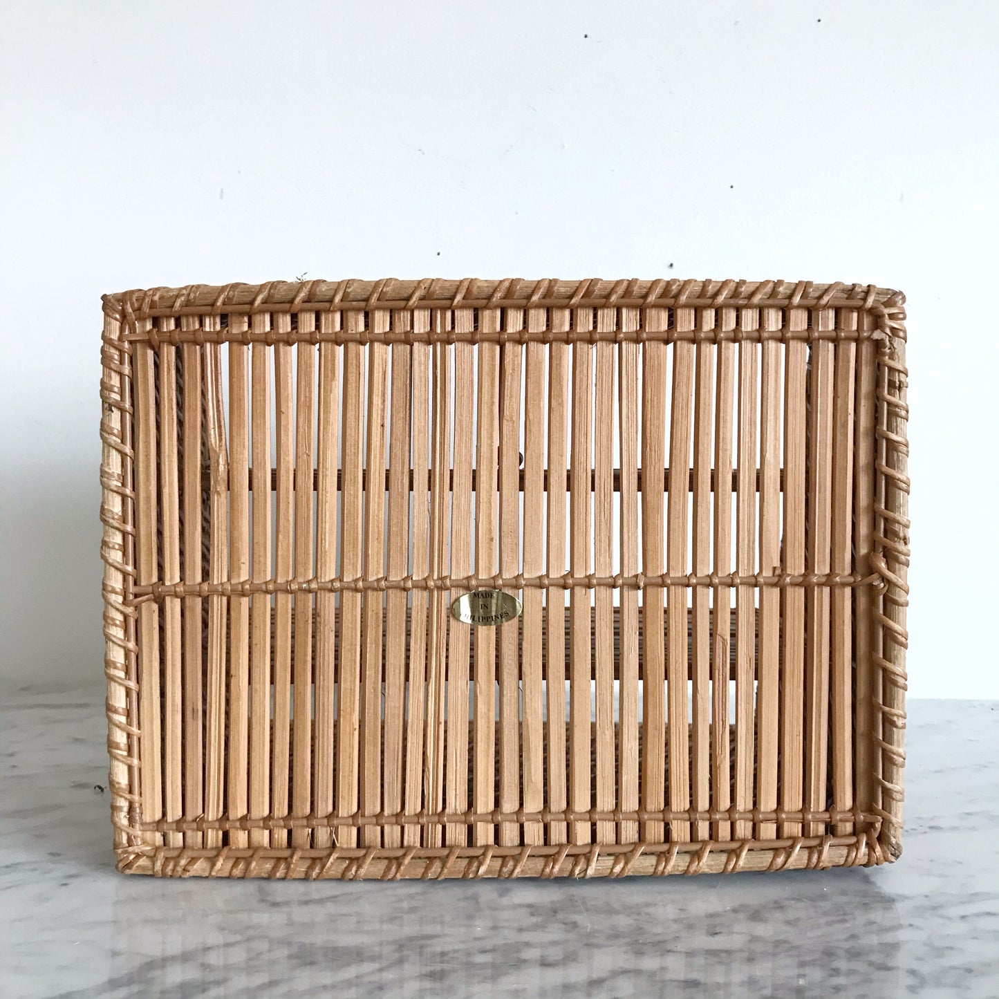 Large Wicker Desk Organizer Sorter