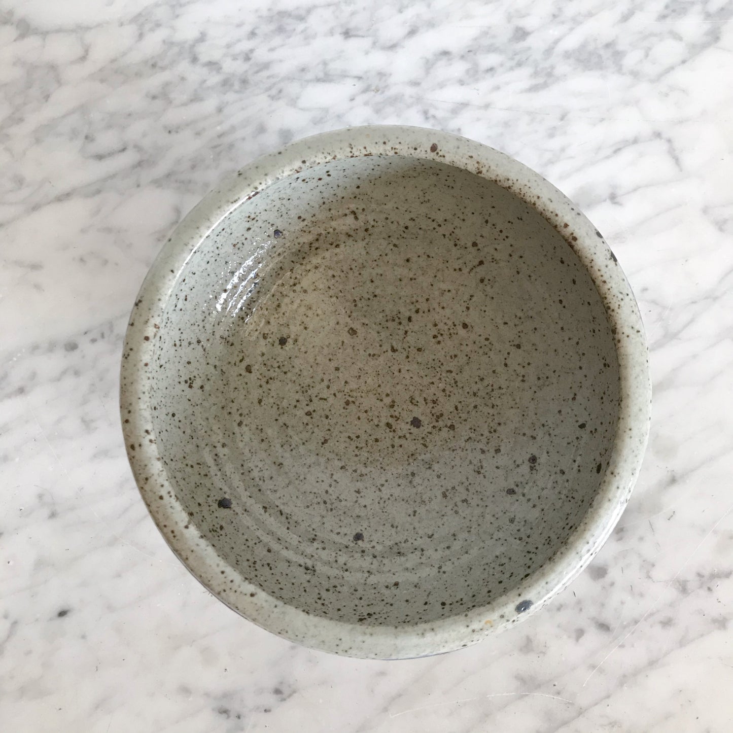 Vintage Painterly Pottery Bowl, Robert Jewett