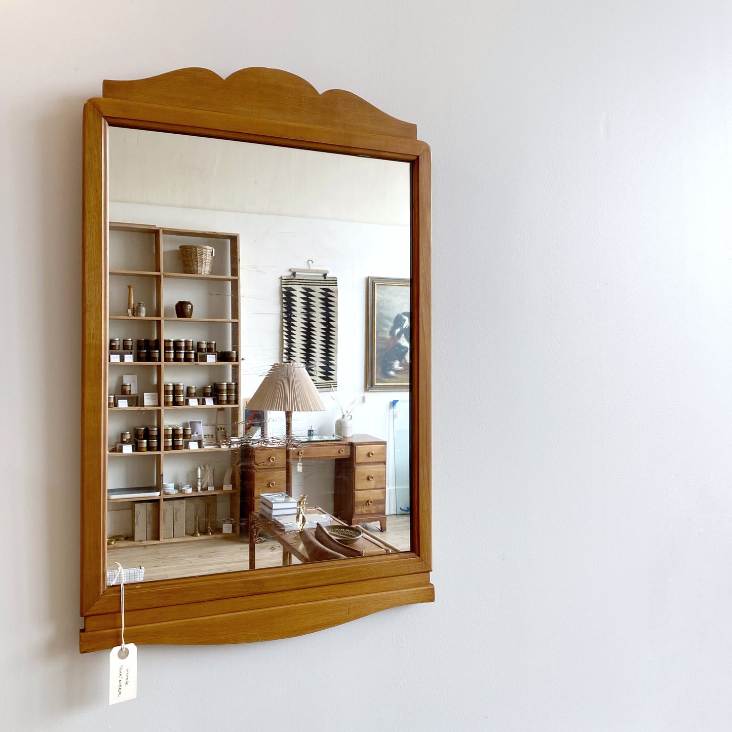 Vintage “Folk” Mirror (31.25” x 19.75”)