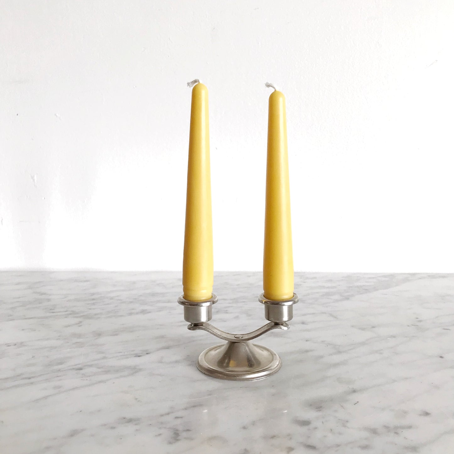Small Vintage Double Candle Holder