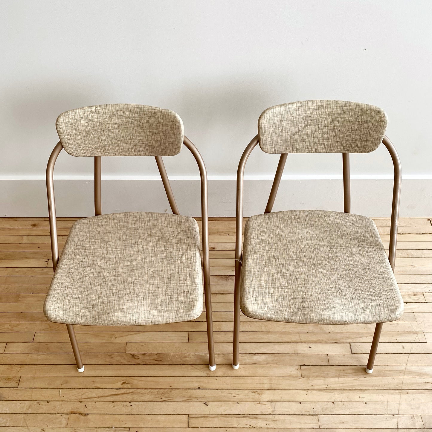 Pair of Vintage Mid-century Folding Chairs