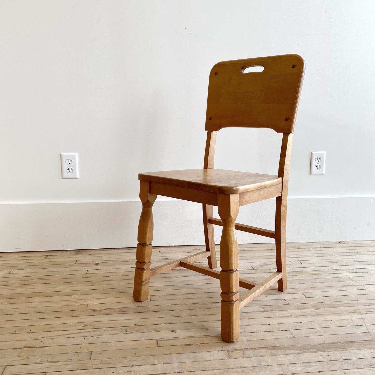 (Single) Vintage Wood "Folk" Chair, Choose