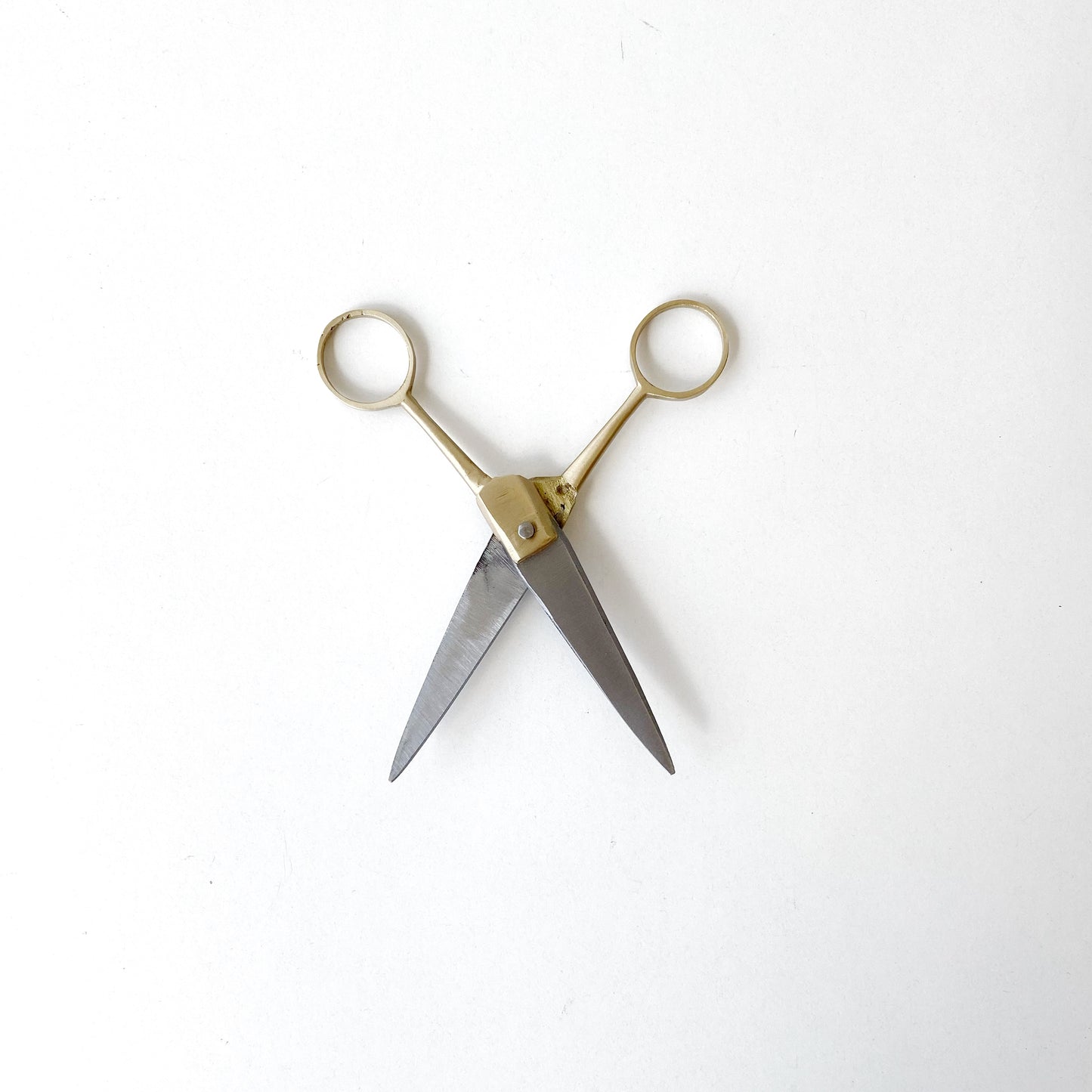 Small Brass Scissors, 5"