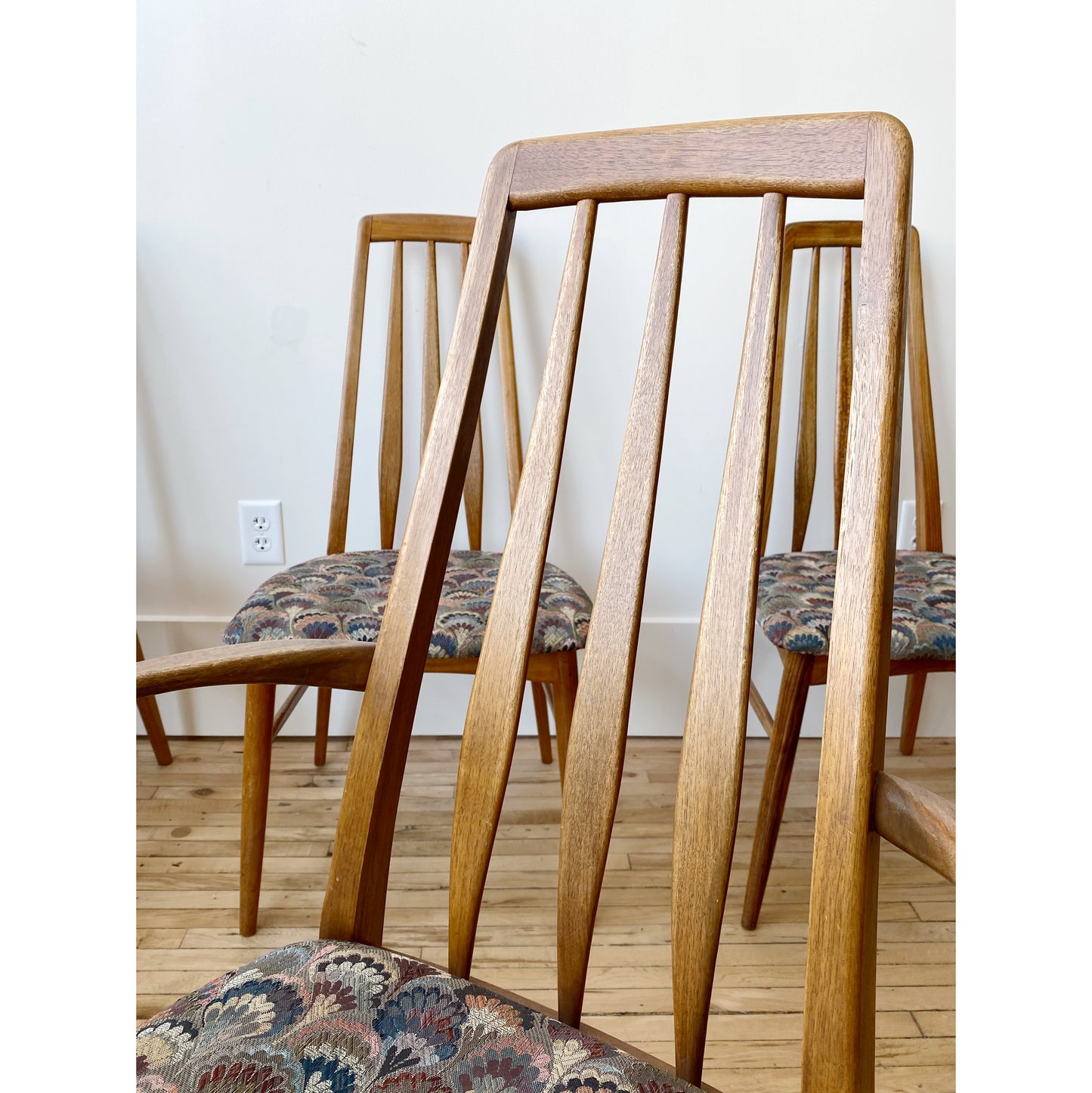 S/6 Vintage Danish "Eva" Dining Chairs