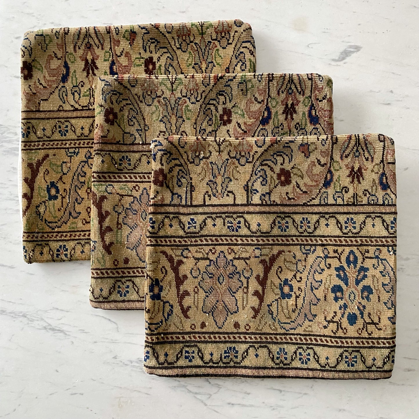 Turkish Hand-knotted Pillow Cover (16” x 16”)