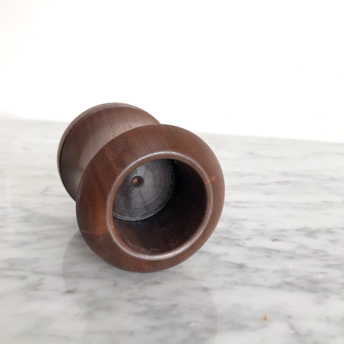 Vintage Turned Wood Holder / Vase