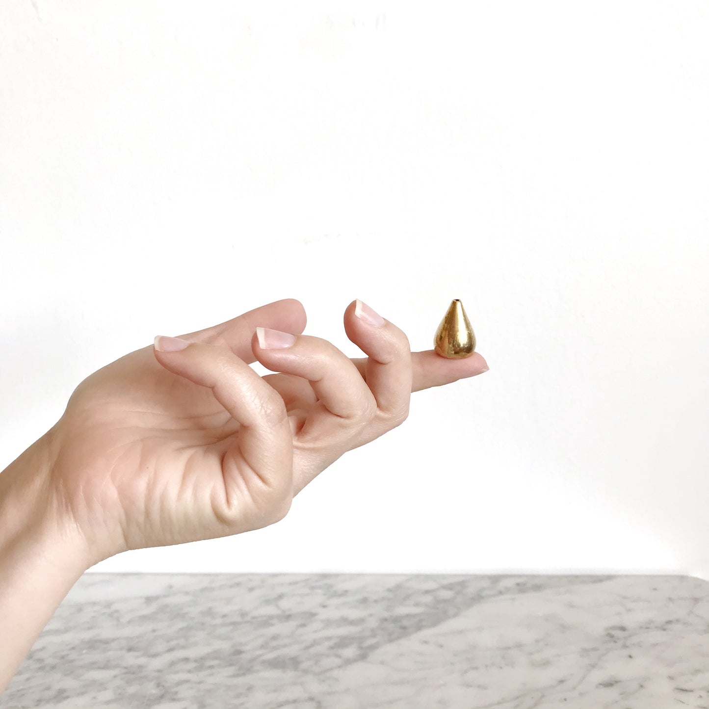 Minimalist Brass Incense Holder