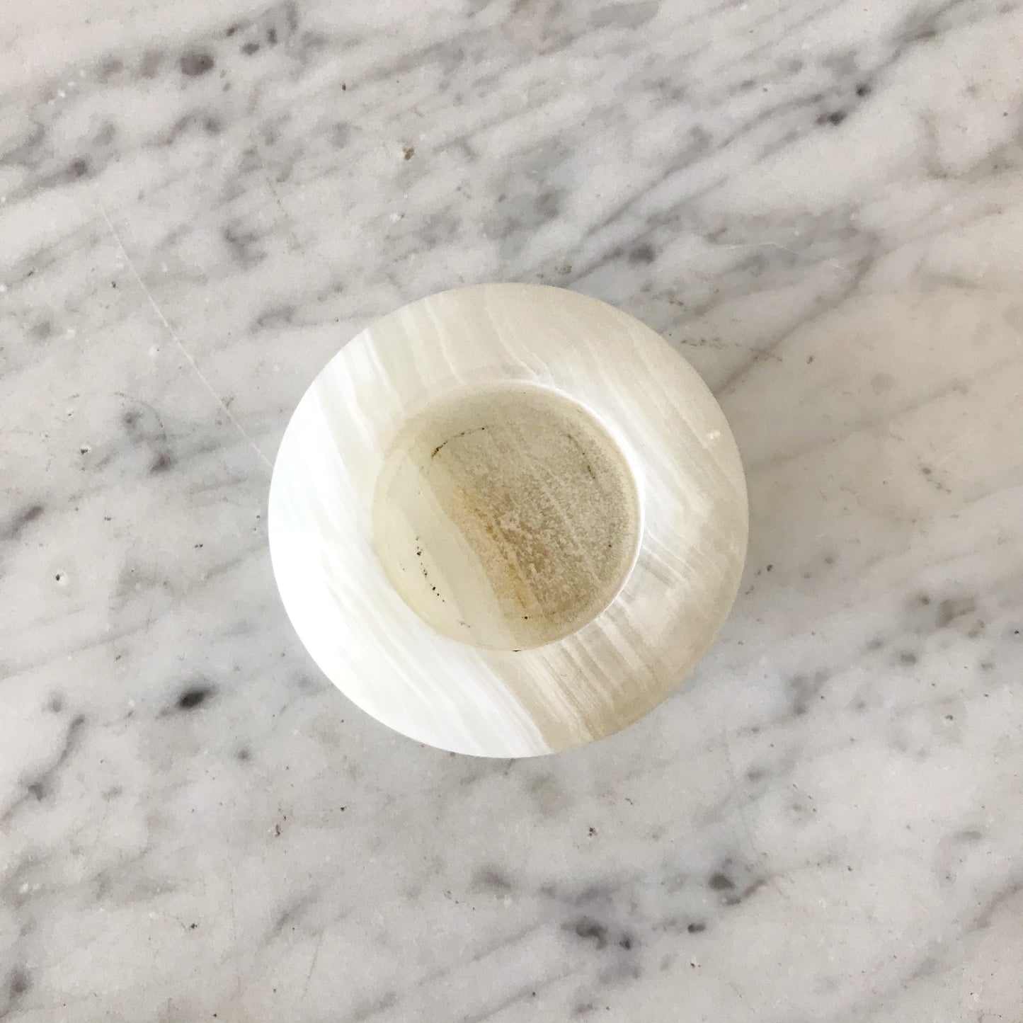 White Onyx Tea Light / Votive Holder