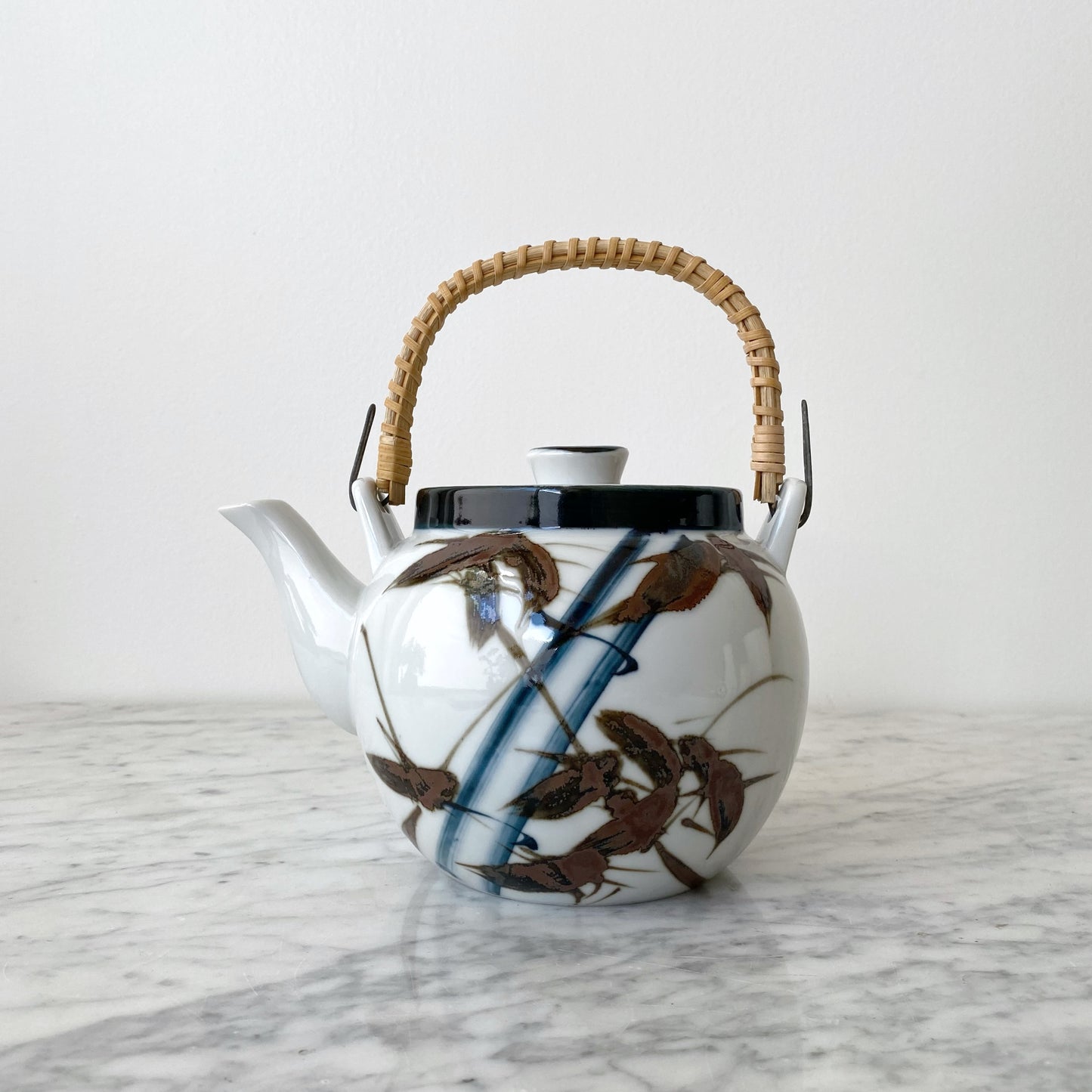 Vintage Hand-painted Porcelain Teapot