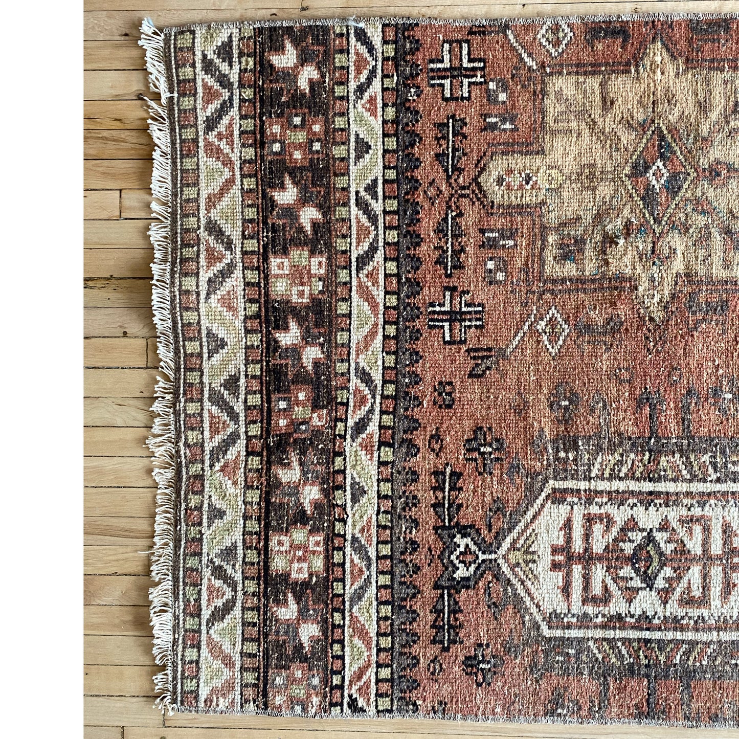 Vintage Runner Rug, Reversible (2.11 x 12.7)