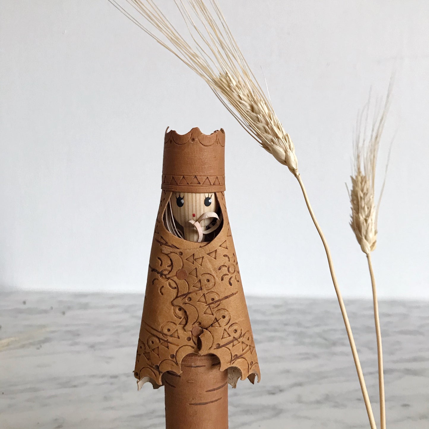 Vintage Birchbark Doll