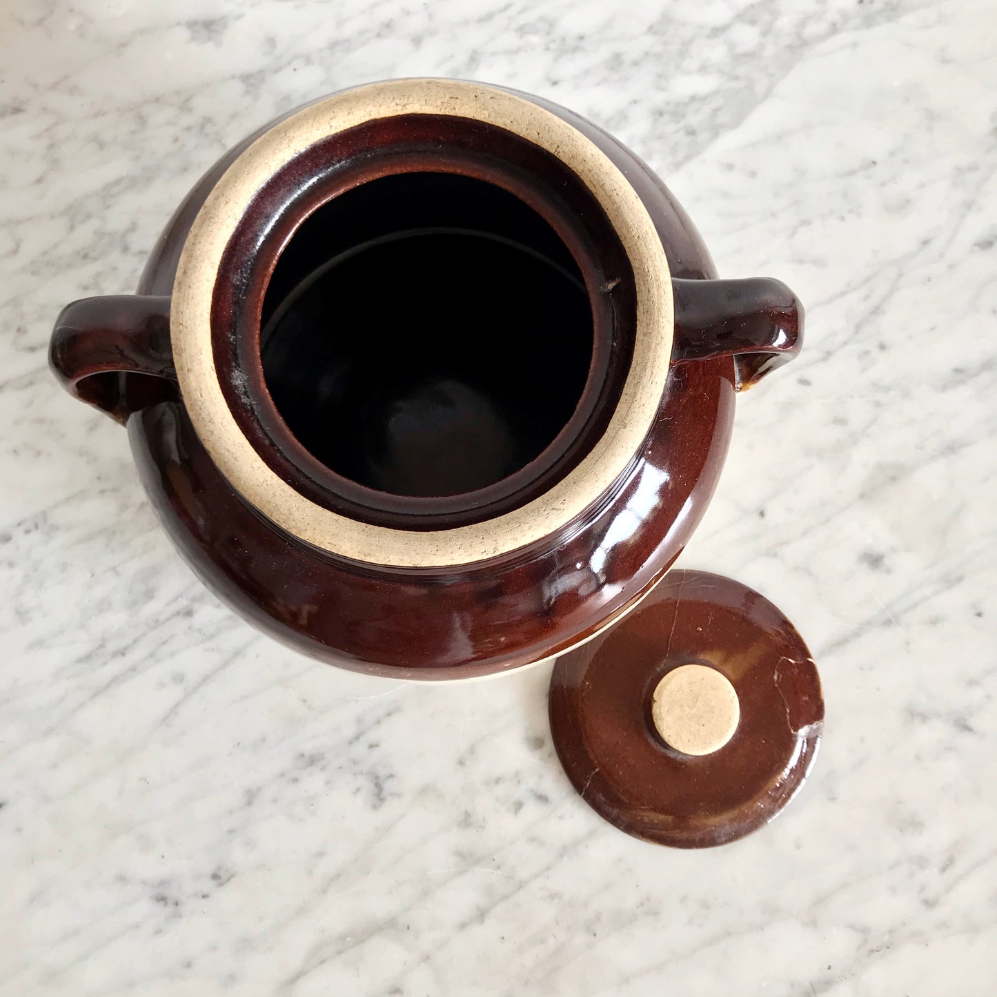 Large Vintage Stoneware Container
