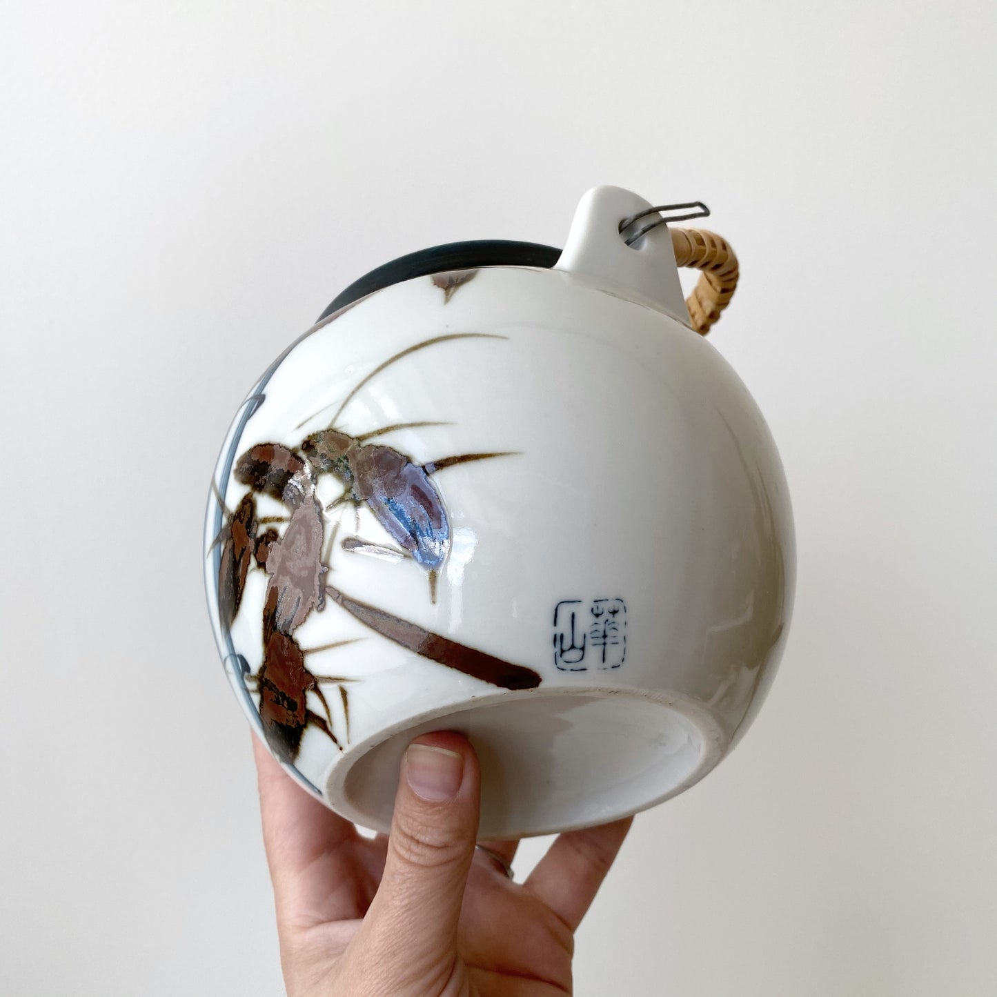 Vintage Hand-painted Porcelain Teapot