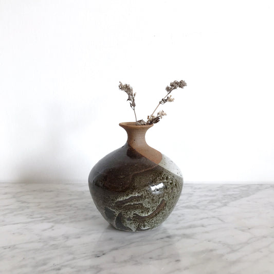 Vintage Stoneware Pottery Vase