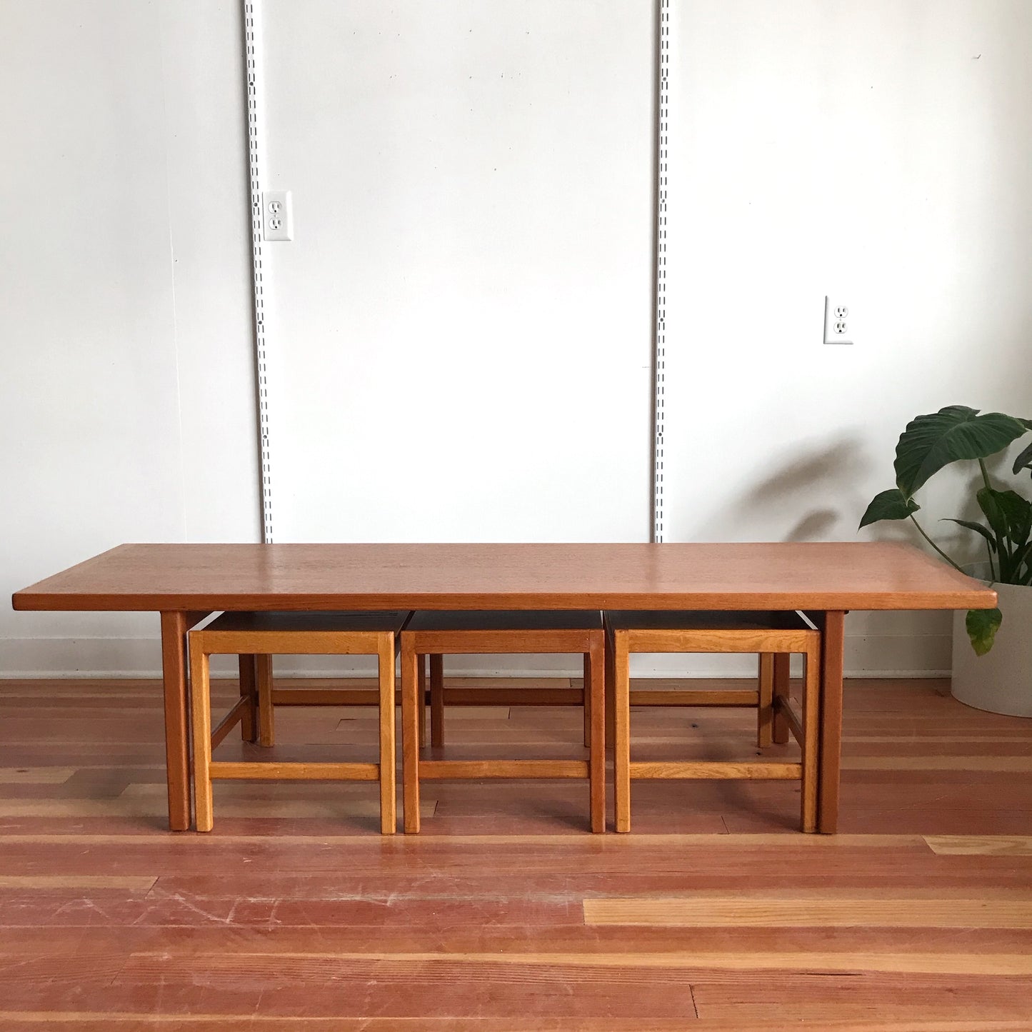 1960’s Swedish Teak Nesting Coffee Table Set