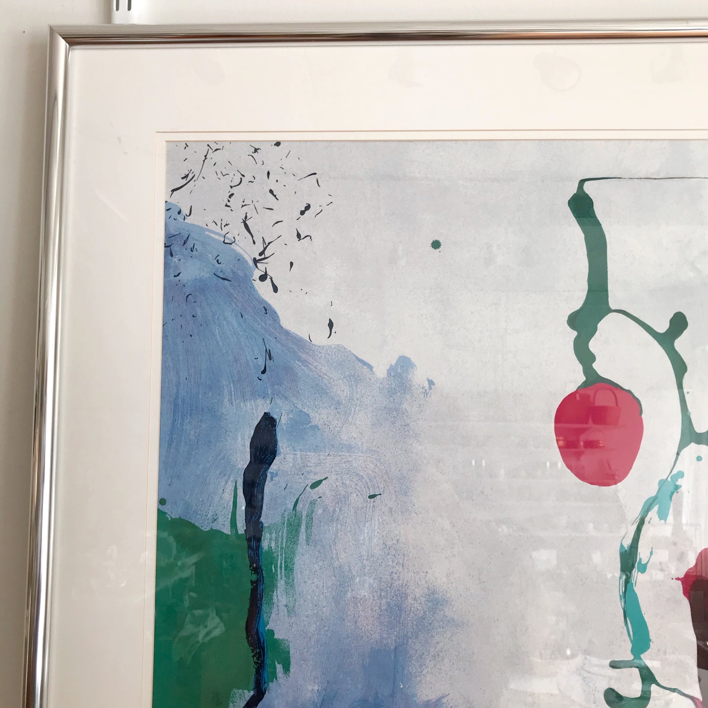 Oversized Framed Modern Abstract Art Poster (37.75 x 49.25)