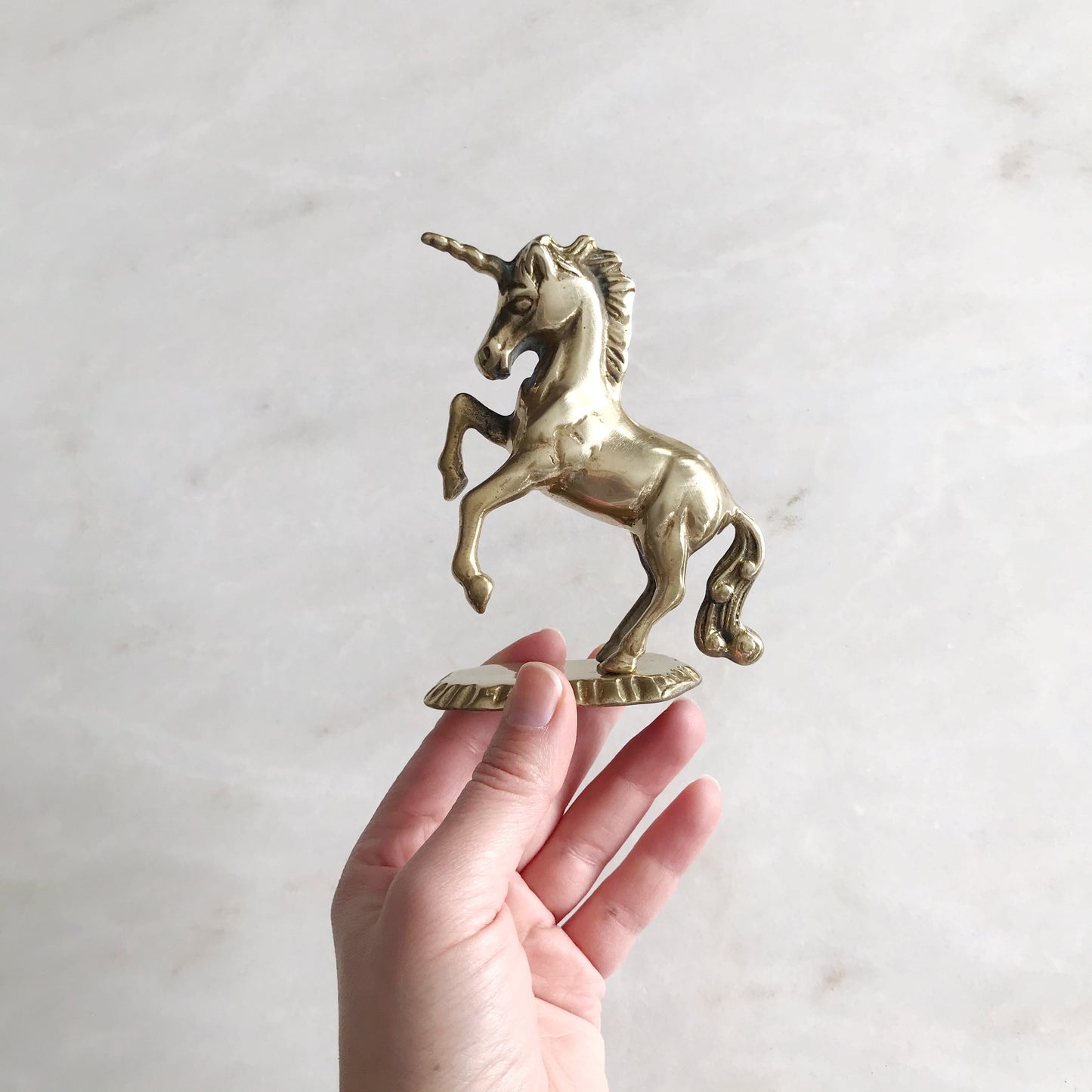 Vintage Brass Unicorn