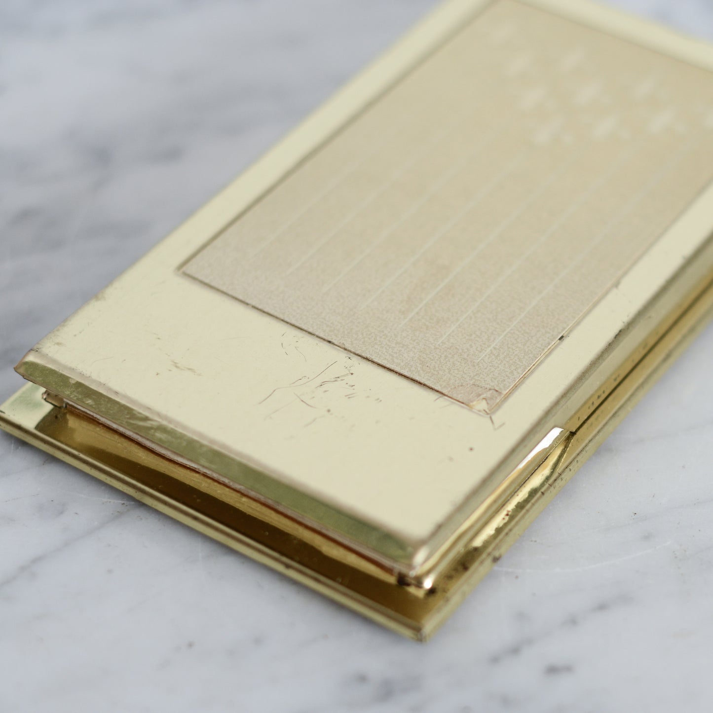 Vintage Gold Telephone Note Pad