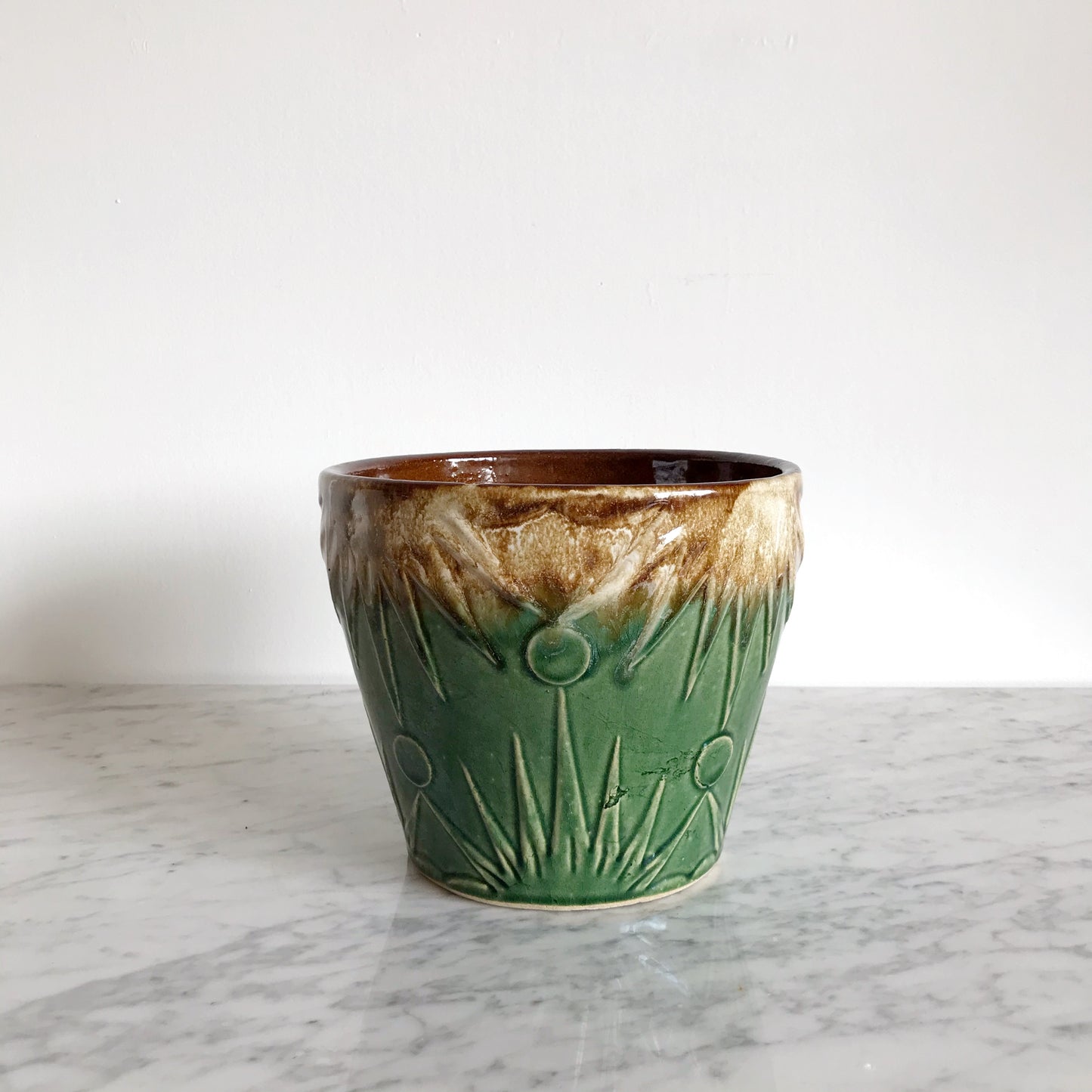 Vintage “Sun & Moon” Planter