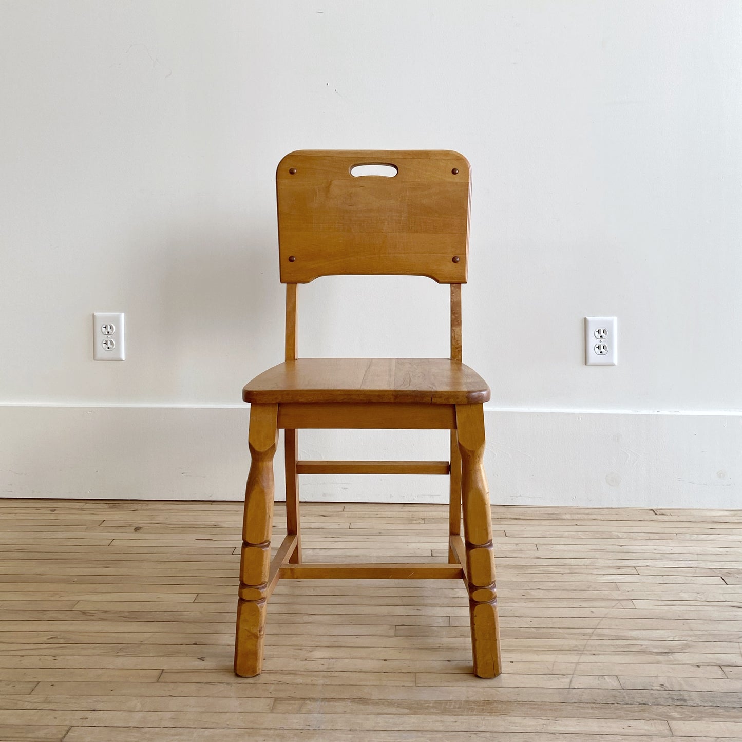 (Single) Vintage Wood "Folk" Chair, Choose
