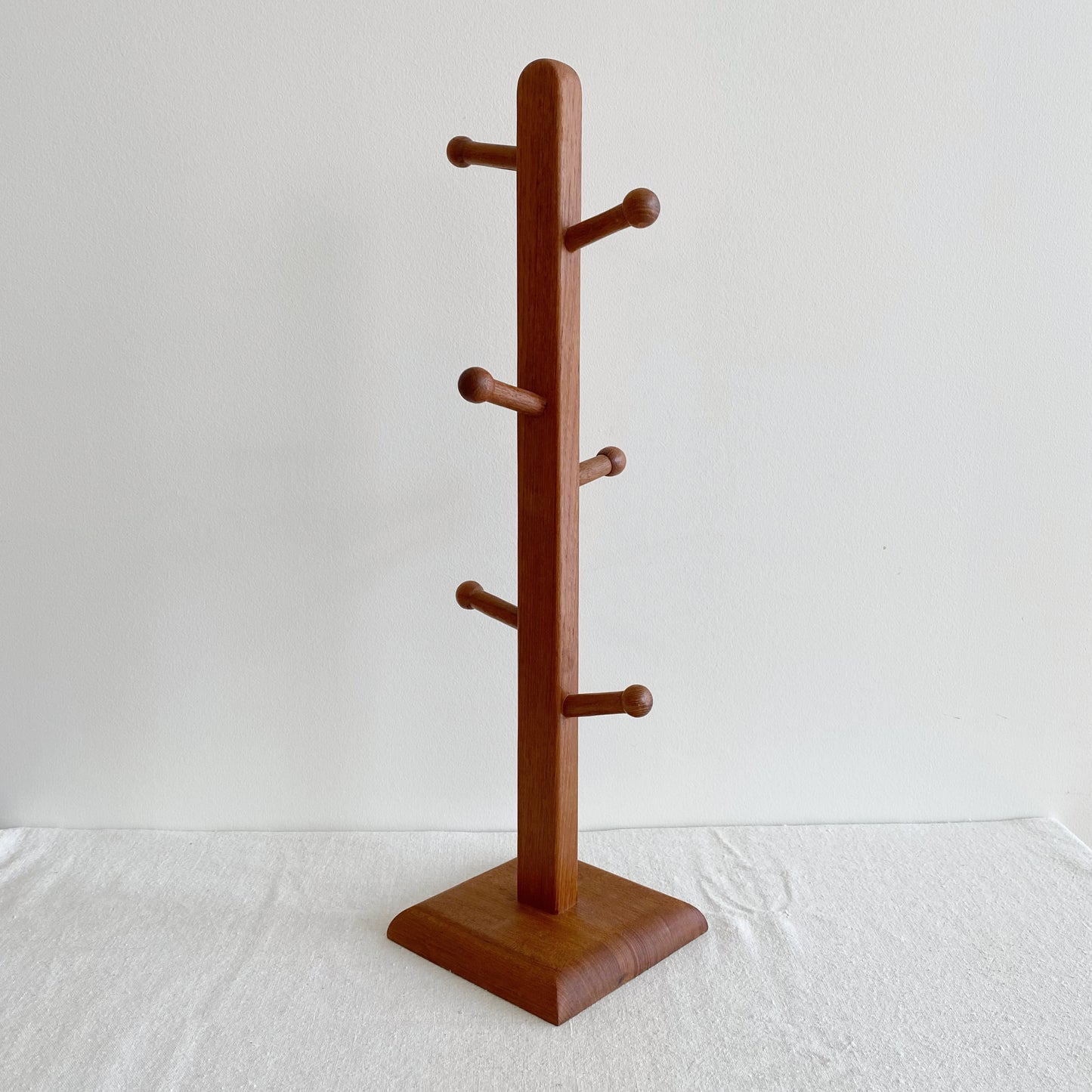Vintage Teak Organizer / Mug Holder